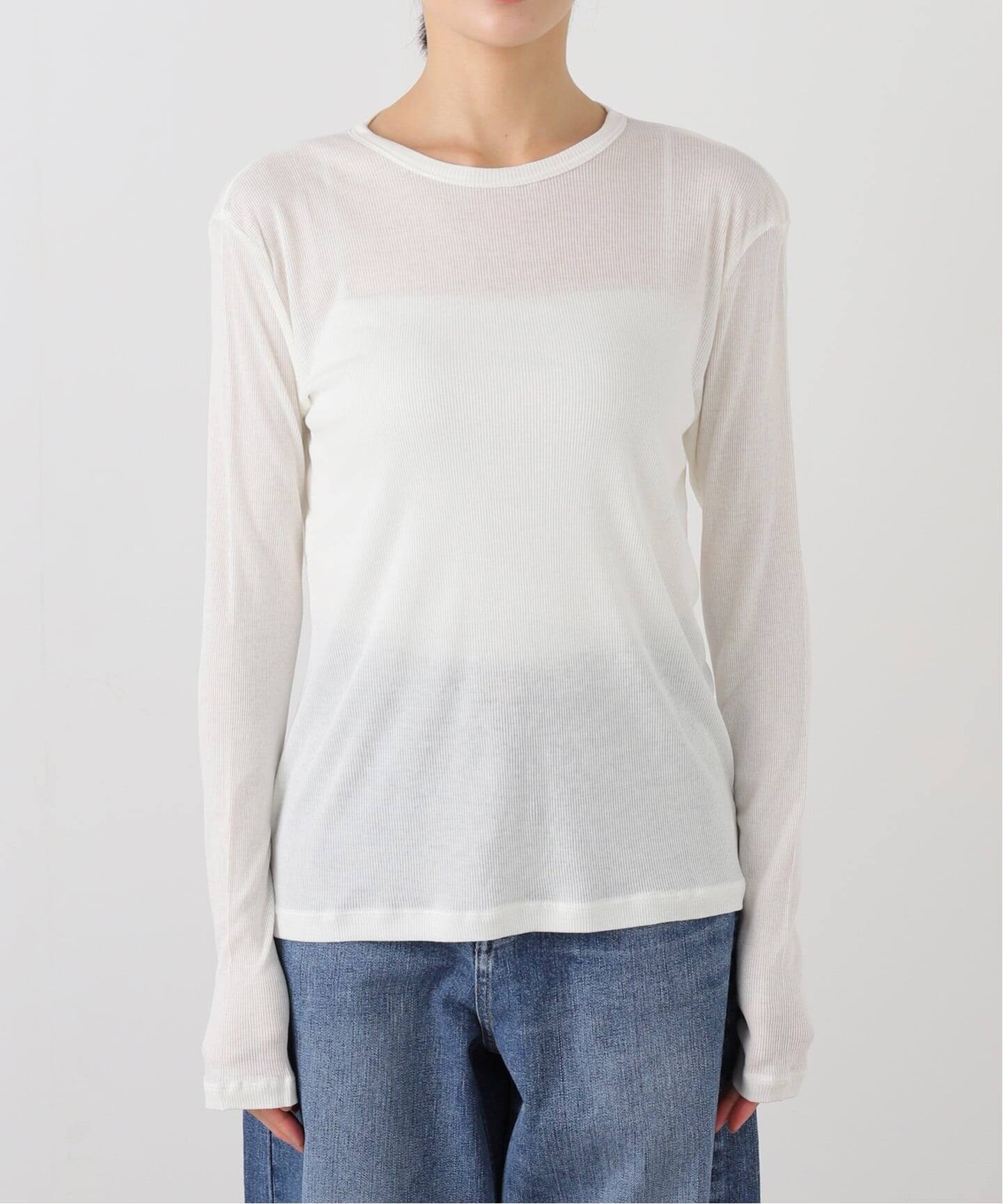 anuke Layered Sheer Long T-shirts（Tシャツ／カットソー）｜BOICE