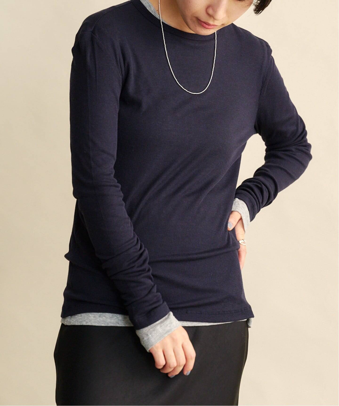 anuke Layered Sheer Long T-shirts（Tシャツ／カットソー）｜BOICE