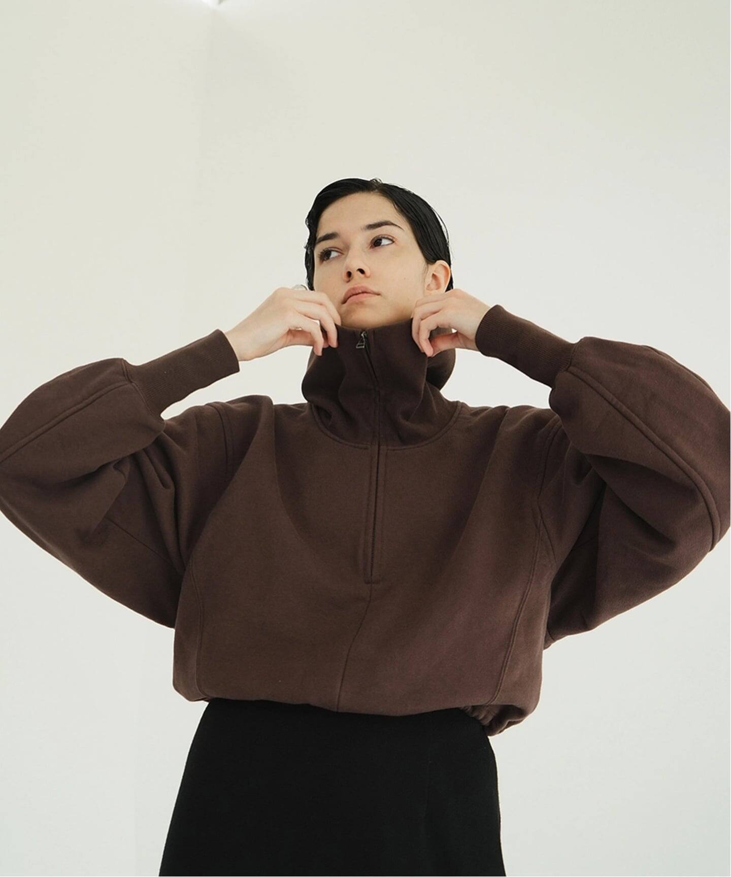 CLANE HALF ZIP SHORT TOPS（Tシャツ／カットソー）｜BOICE FROM 