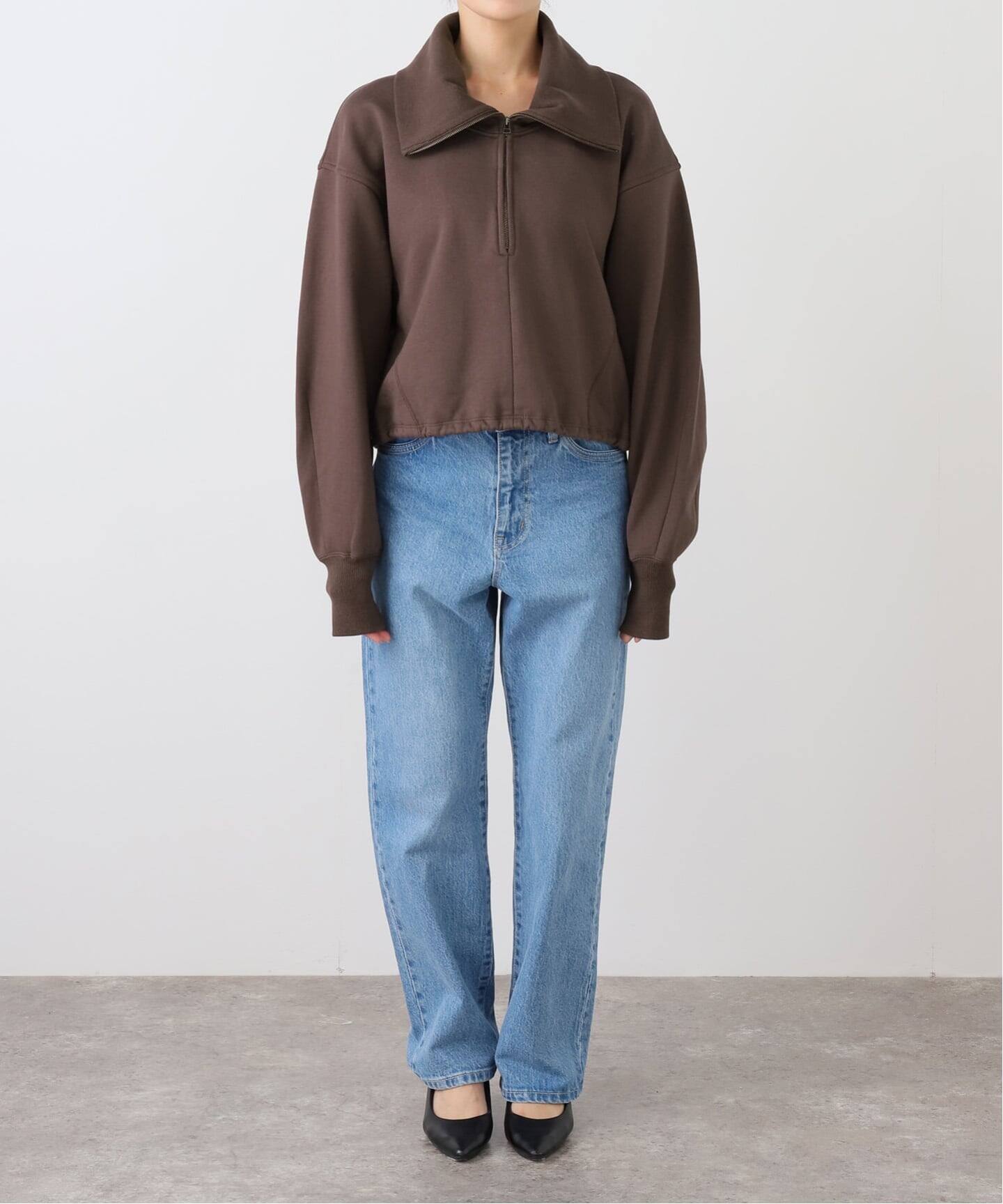 CLANE HALF ZIP SHORT TOPS（Tシャツ／カットソー）｜BOICE FROM