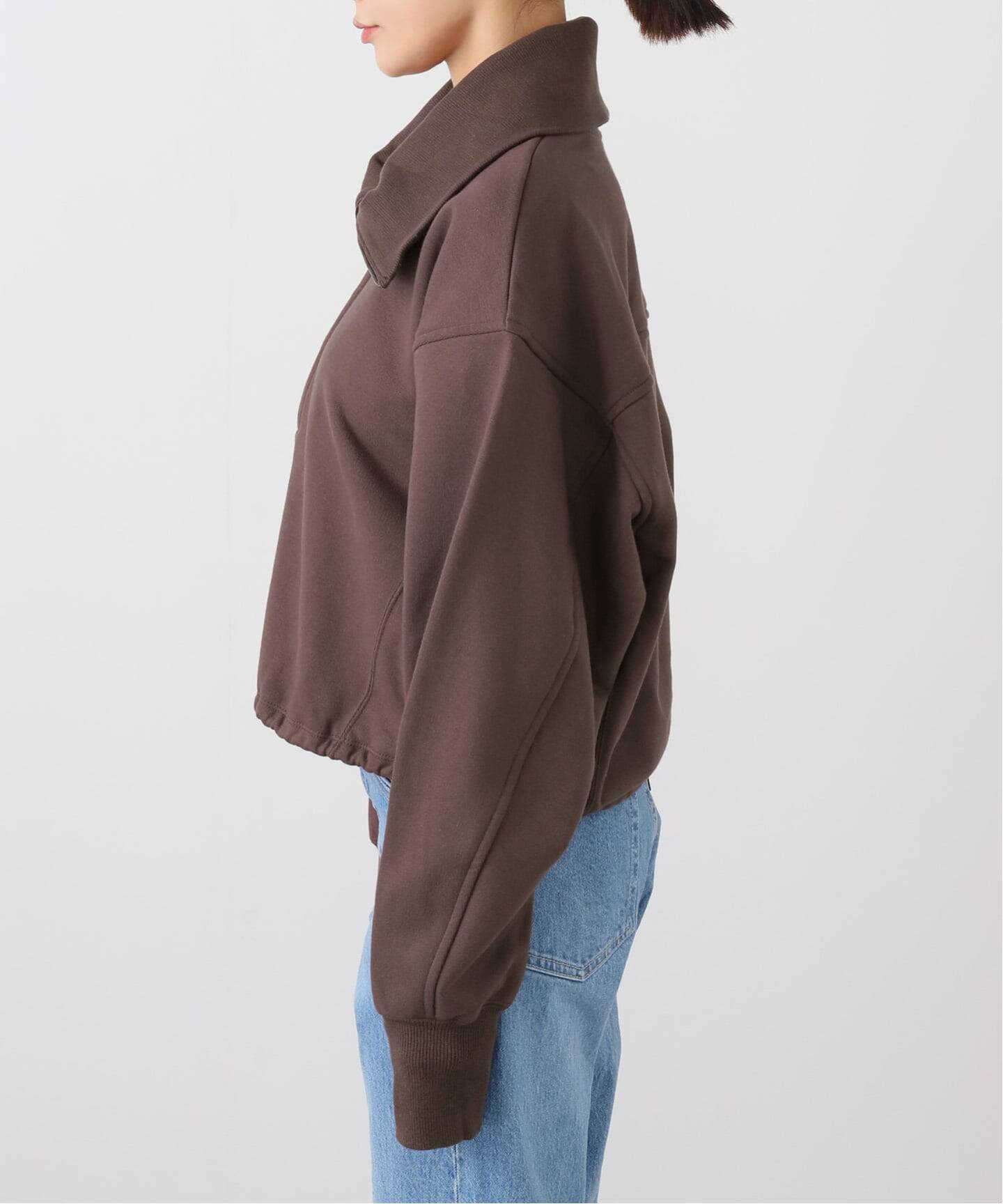 CLANE HALF ZIP SHORT TOPS（Tシャツ／カットソー）｜BOICE FROM 