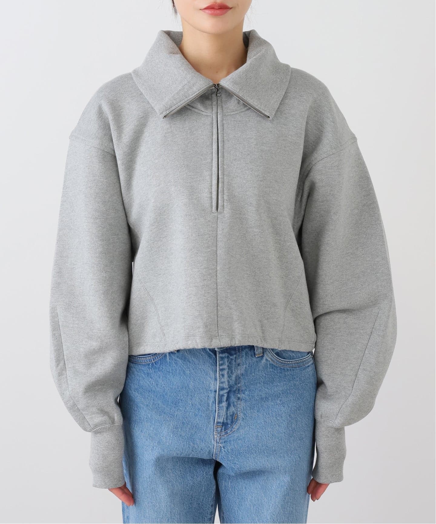 CLANE HALF ZIP SHORT TOPS（Tシャツ／カットソー）｜BOICE FROM