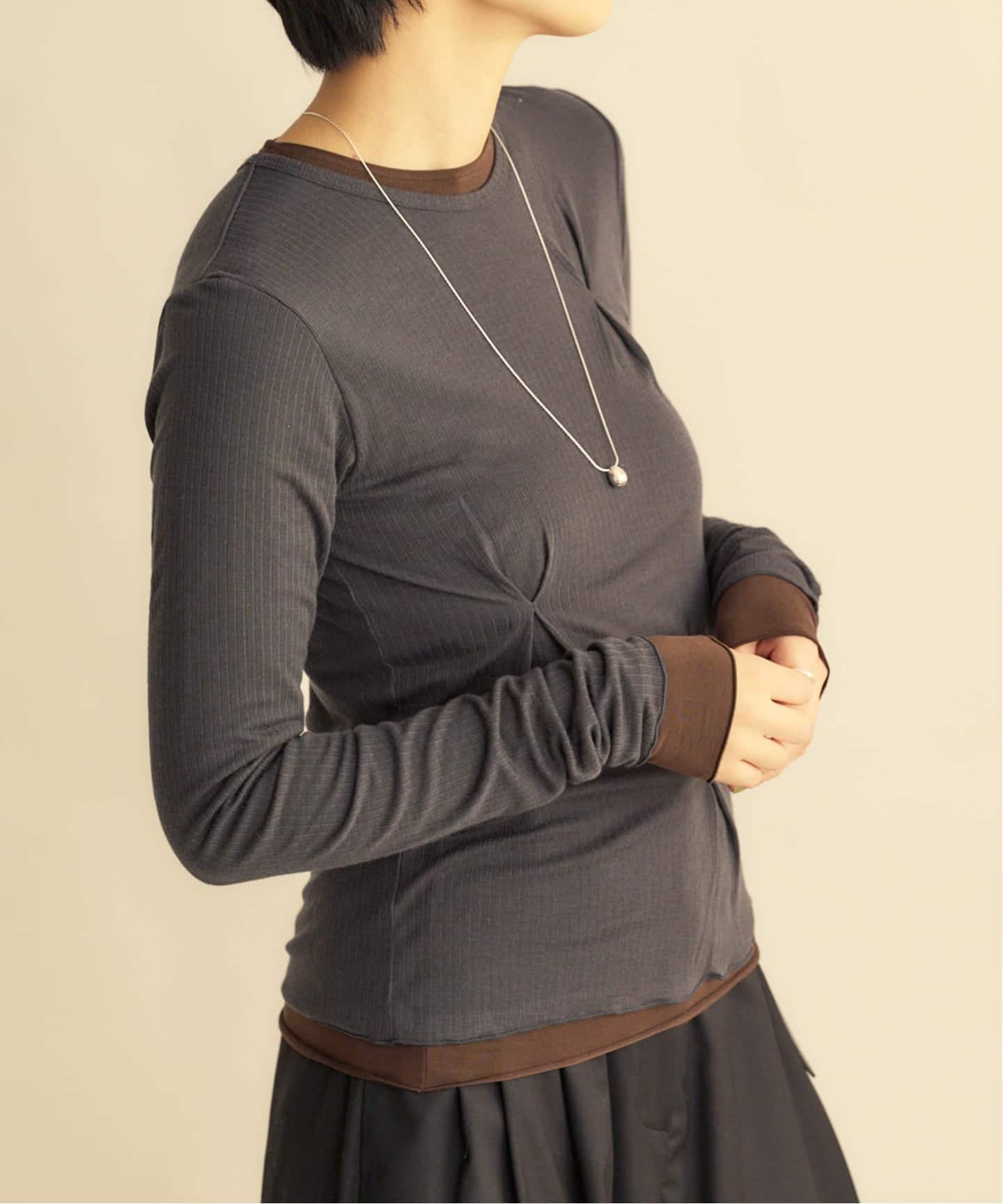 TODAYFUL Tuck Layered Long T-shirts（Tシャツ／カットソー）｜BOICE