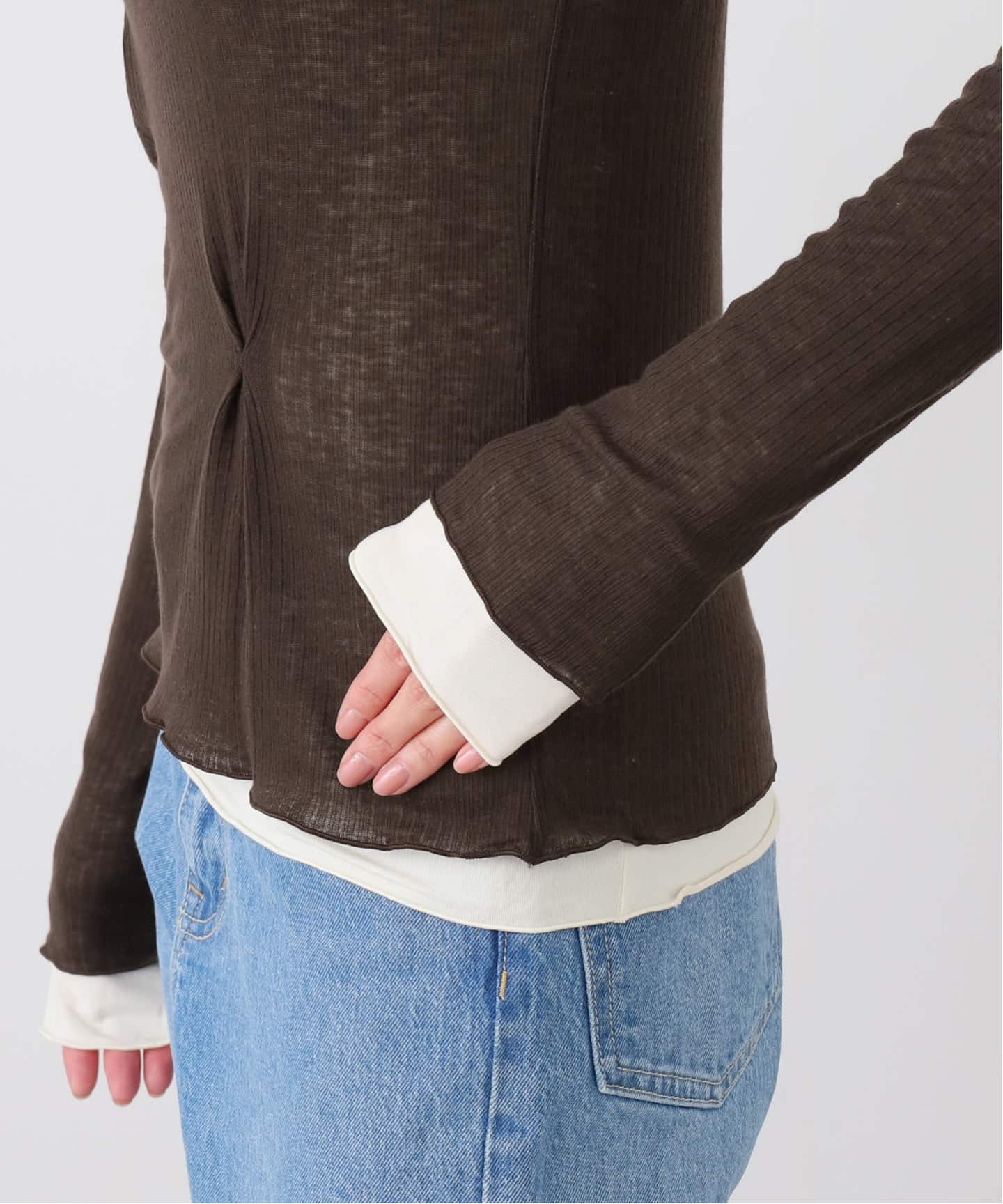 TODAYFUL Tuck Layered Long T-shirts（Tシャツ／カットソー）｜BOICE