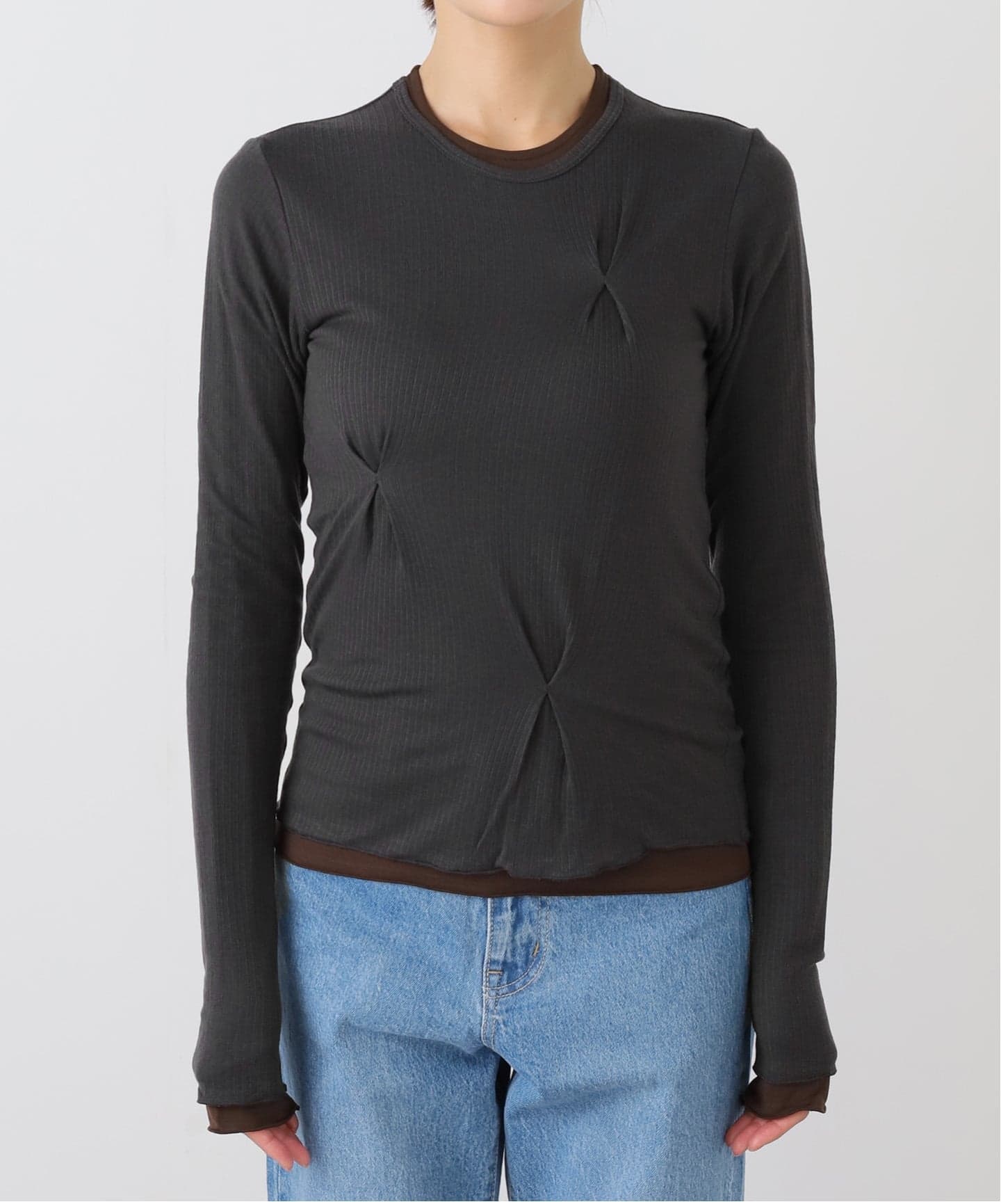 TODAYFUL Tuck Layered Long T-shirts（Tシャツ／カットソー）｜BOICE