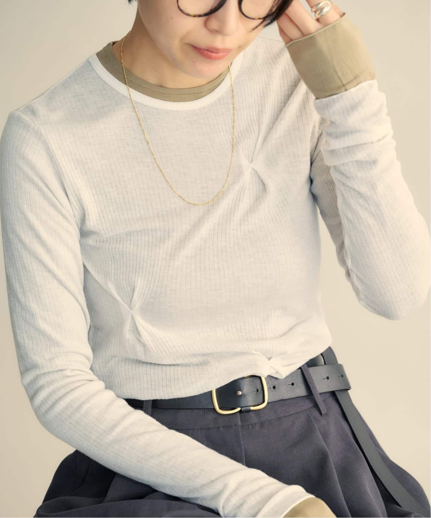 TODAYFUL Tuck Layered Long T-shirts（Tシャツ／カットソー）｜BOICE