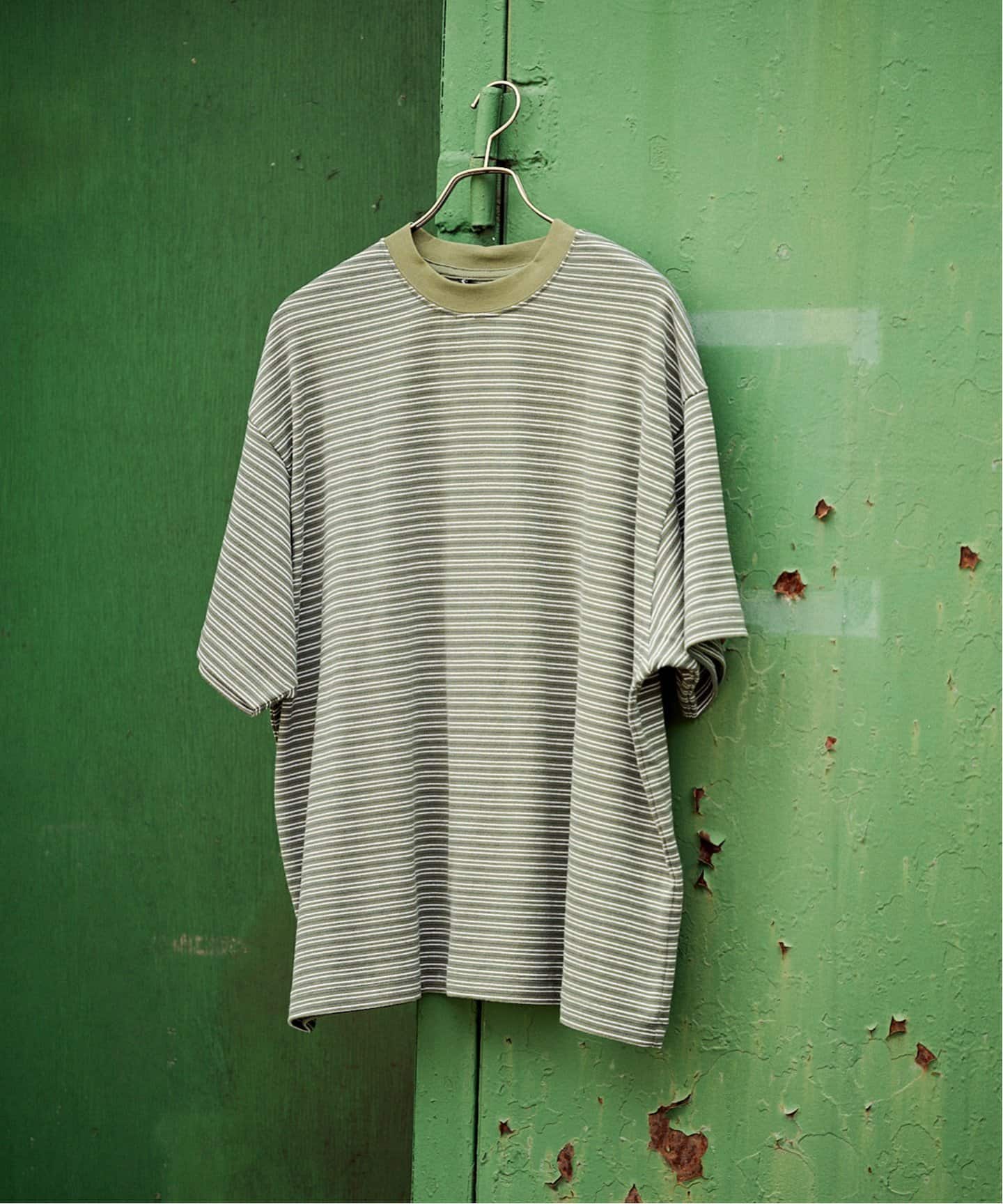 トップス EVCON BORDER WIDE S/S T-SHIRT 3 EVCON - 【残り一点】Border Wide S/S T-shirt | ACRMTSM ONLINE