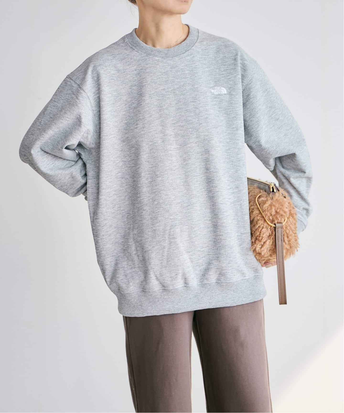 THE NORTH FACE Small Logo Heather Sweat Crew（スウェット