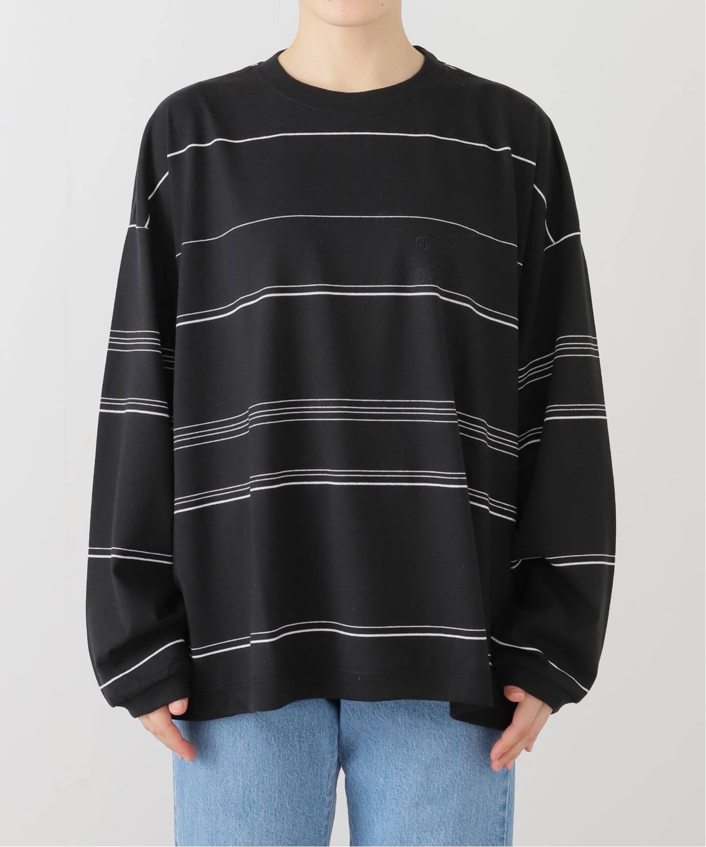 F/CE RE LOGO LONG SLEEVE BORDER T（Tシャツ／カットソー）｜BOICE