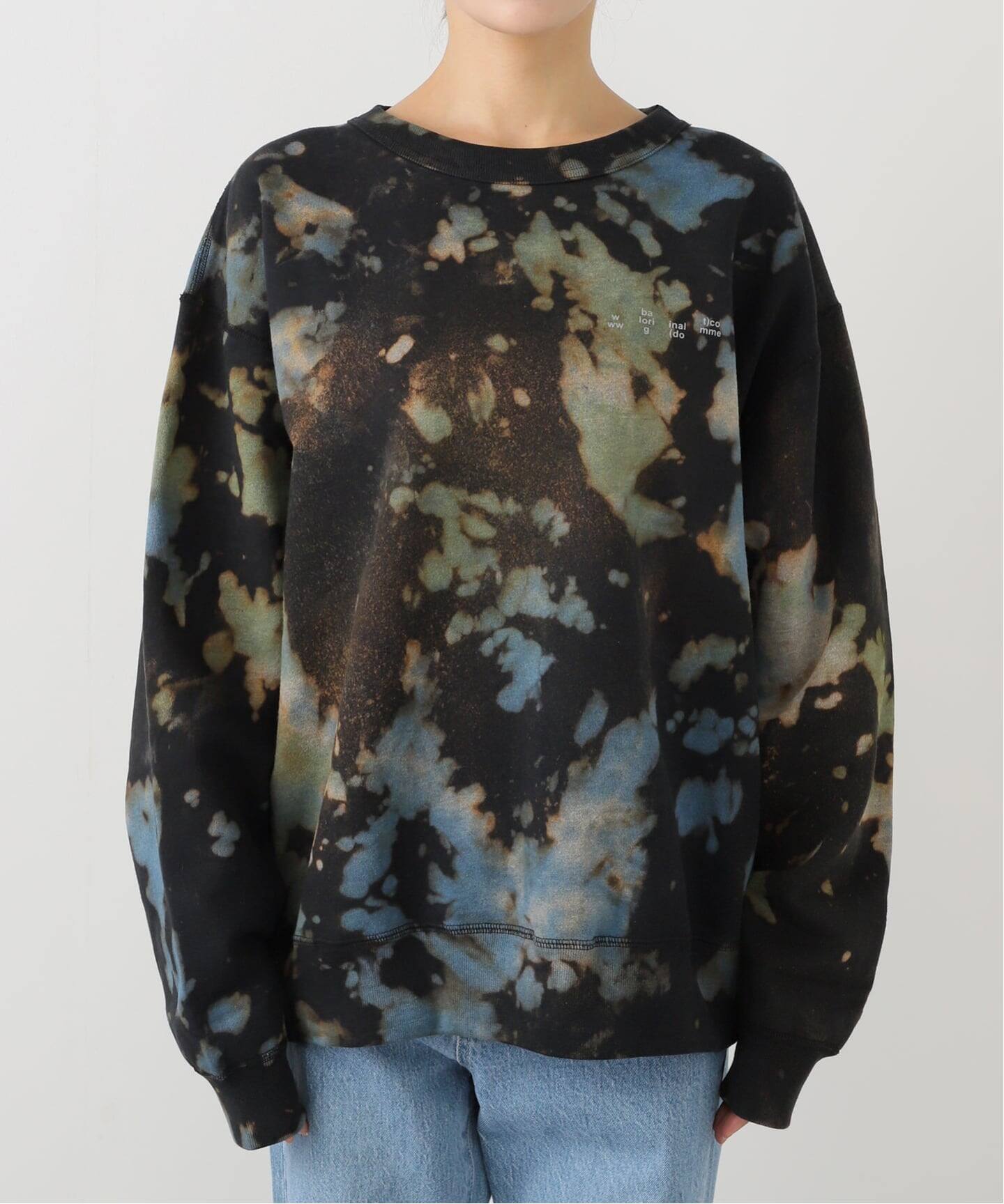 TIE DYE LOGO by BAL CREW TEE YUKIDYE バル LS ⁄ 2023秋冬LOGO CREW 