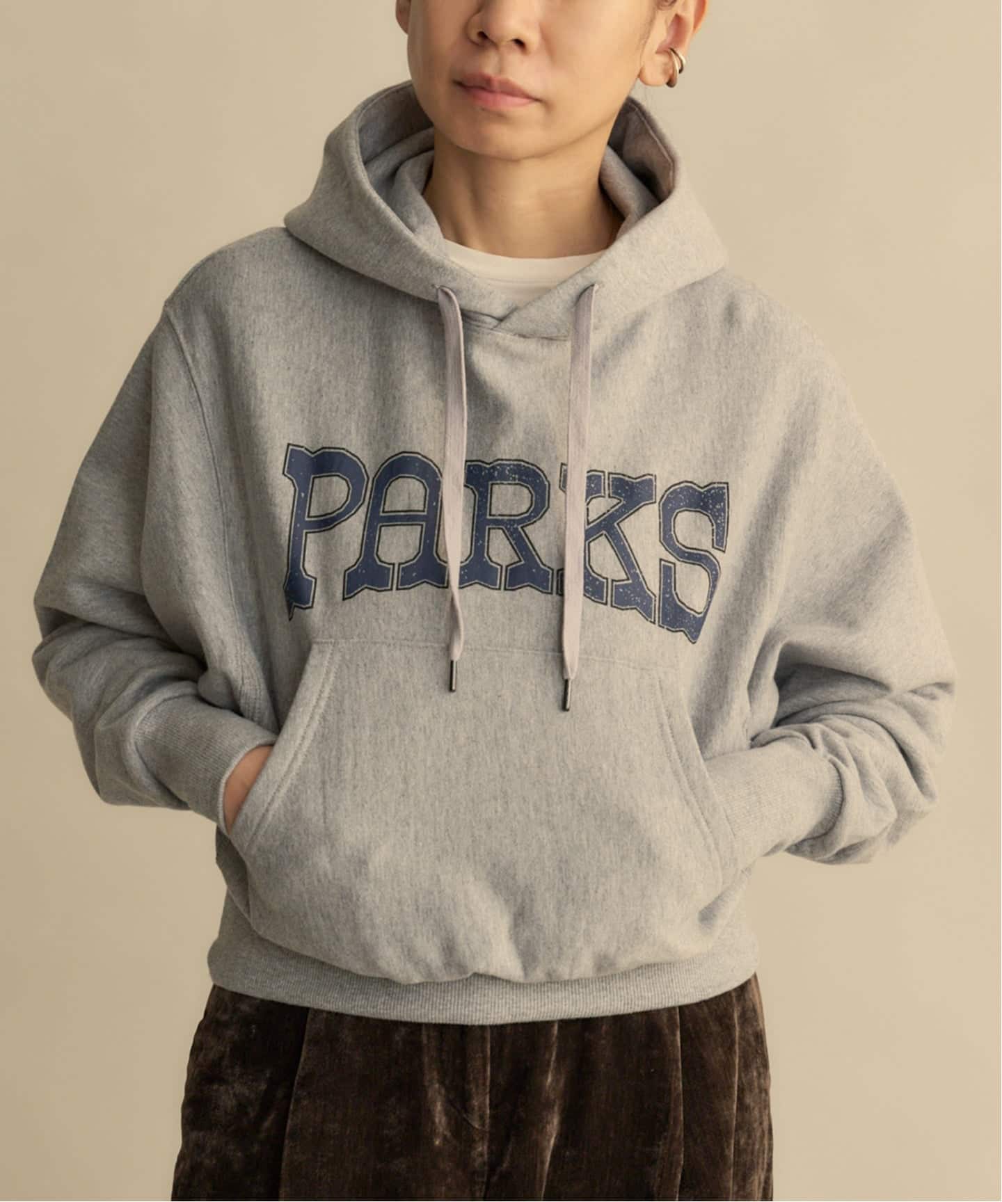 BAYCREWS◆パーカー/L/コットン/GRY/無地/SH-807 パーカー（メンズ／カラーがグレー）の通販｜BAYCREW\u0027S STORE