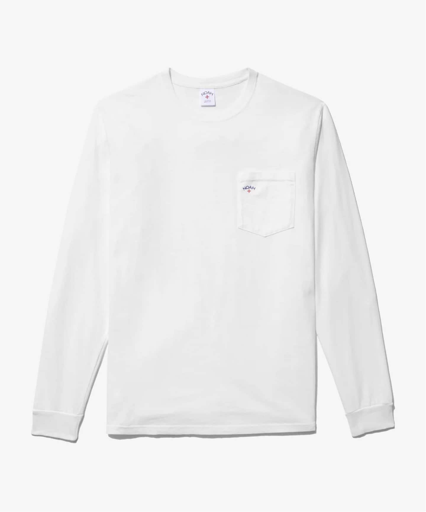 定番♪【NOAH】長袖コアロゴポケットTシャツ LS Pocket Tee(Core Color)(Tシャツ/カットソー)|NOAH(ノア