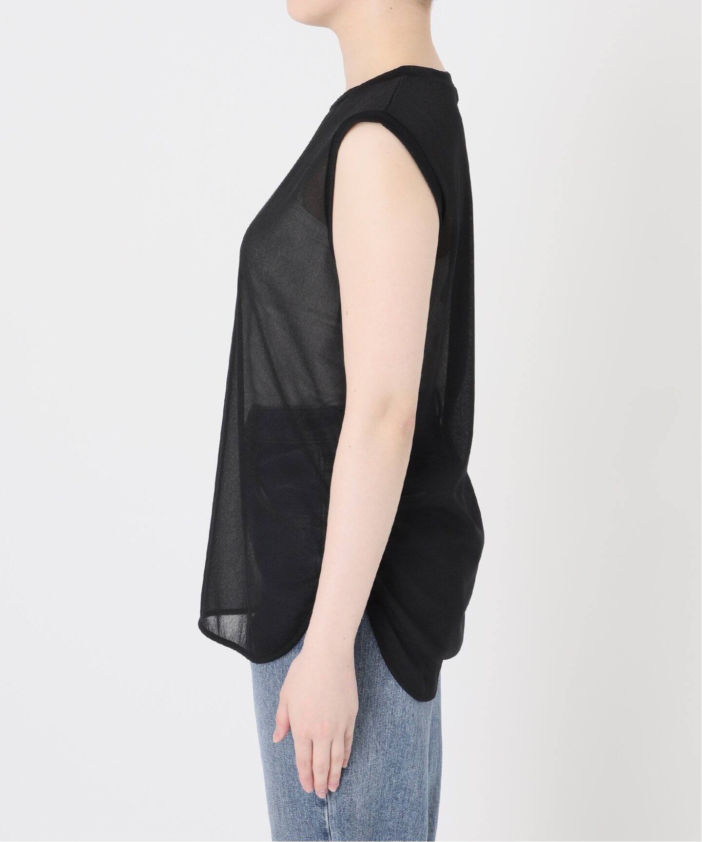 新品タグ付き　エリコカトリシアーガータータンクトップ sheer gater tank top | ERiKOKATORi