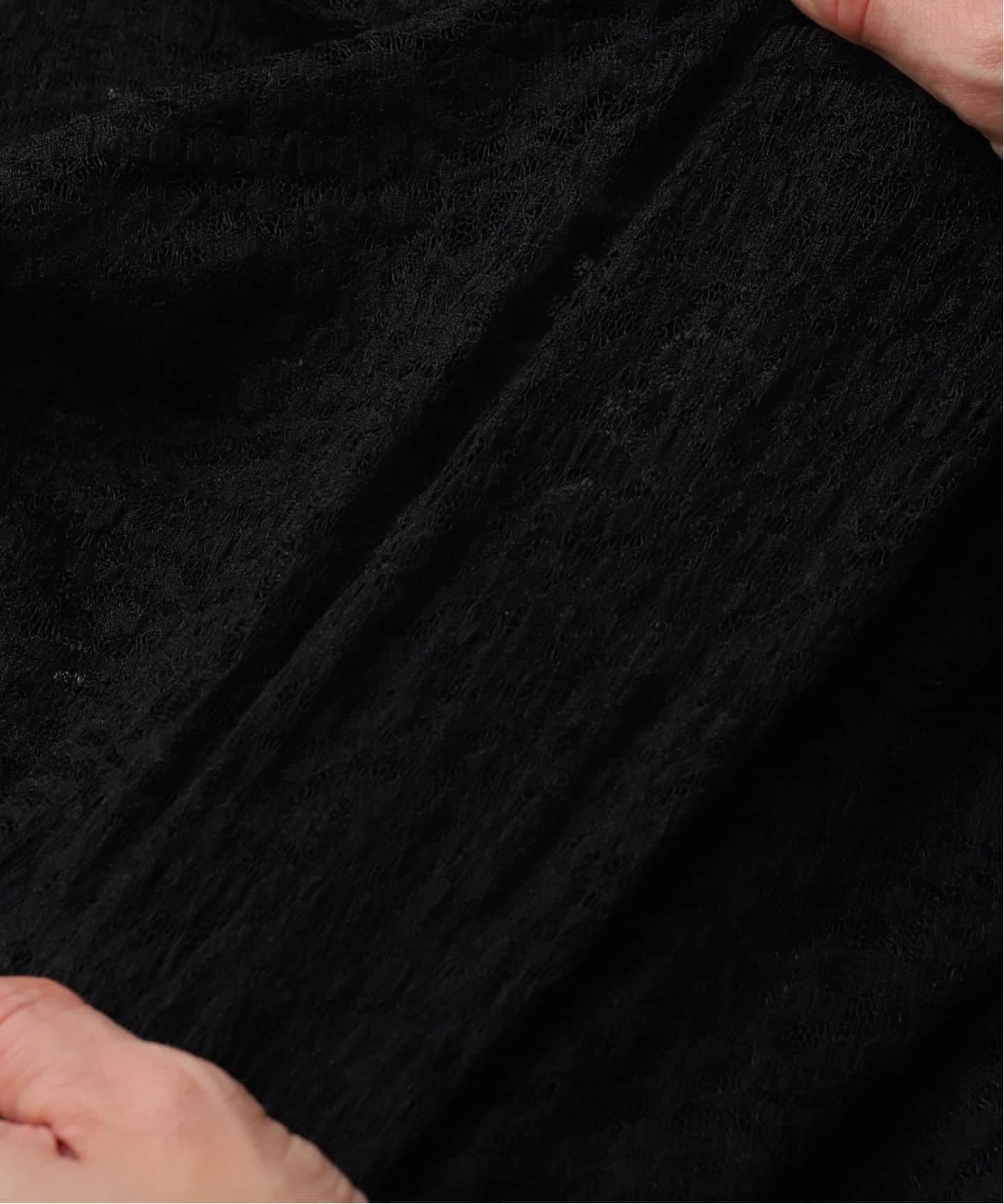 洗える】2WAYストレッチレースカットソー（Tシャツ／カットソー）｜La