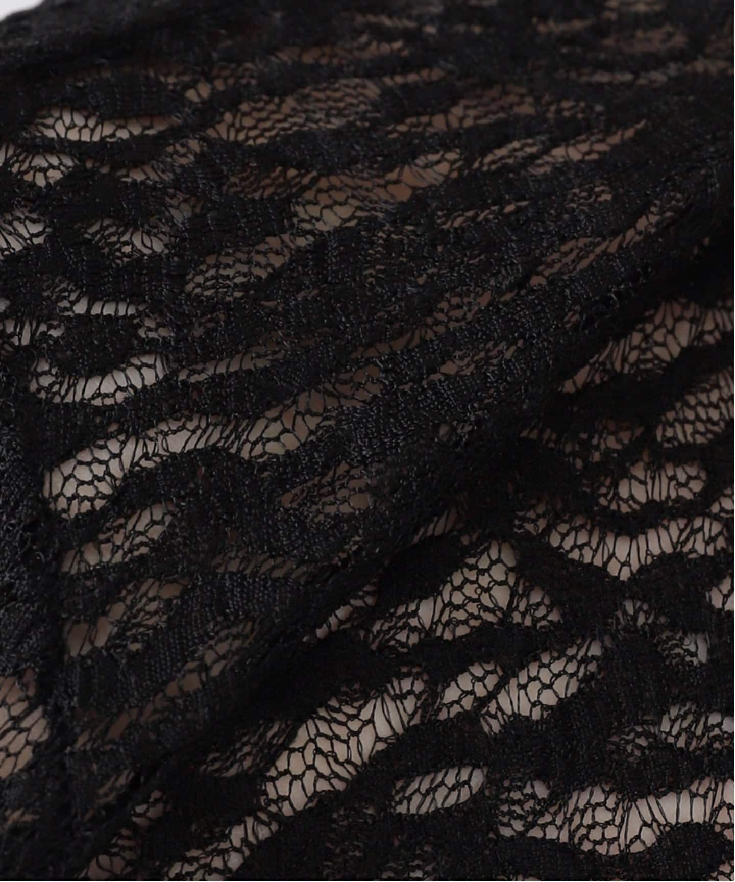 洗える】2WAYストレッチレースカットソー（Tシャツ／カットソー）｜La