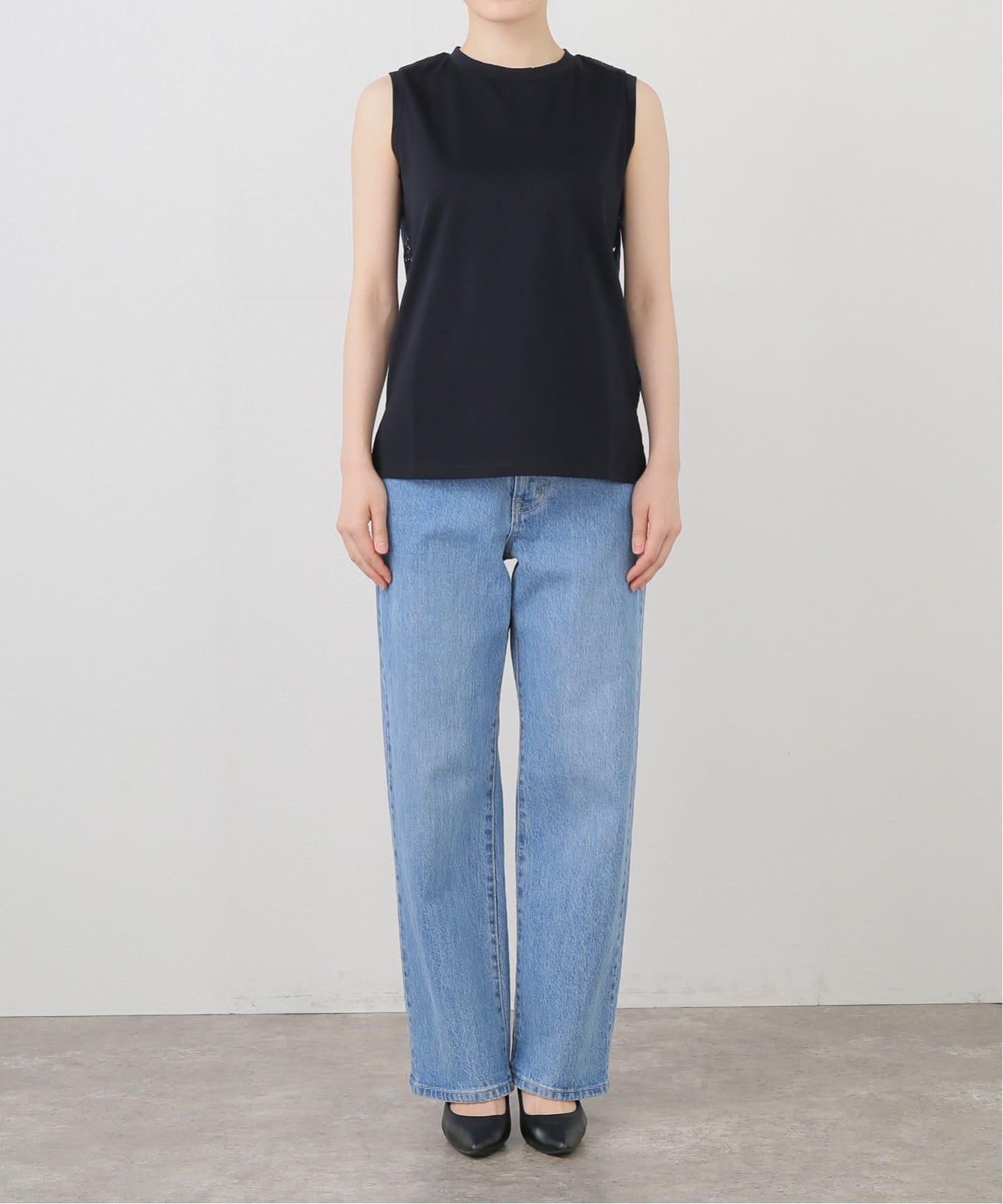 洗える】バックレースカットソー（Tシャツ／カットソー）｜La Totalite