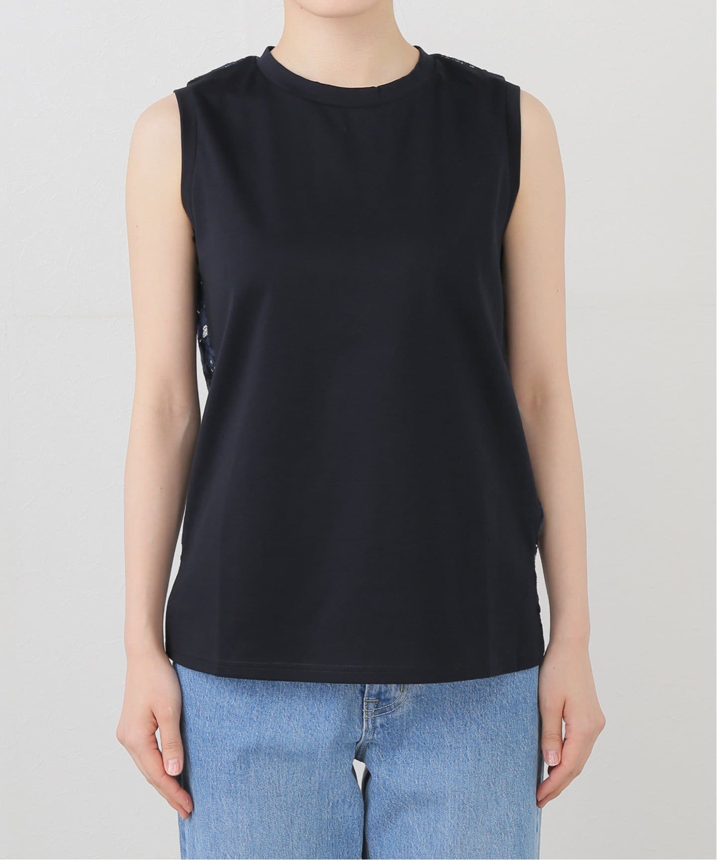 洗える】バックレースカットソー（Tシャツ／カットソー）｜La Totalite