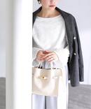 【洗える】ジャガードスリーブプルオーバー