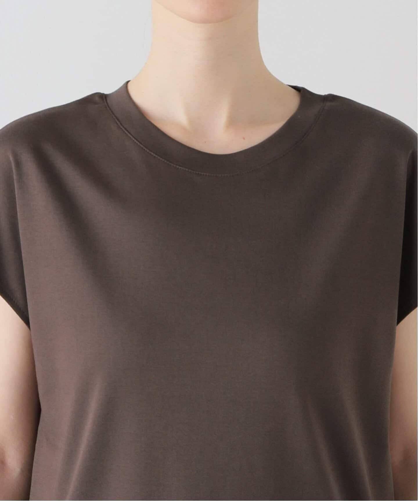 tシャツ 「追加2」「洗える」スムースハイネックプルオーバー レディース 追加2》【洗える】スムースハイネックプルオーバー（Tシャツ