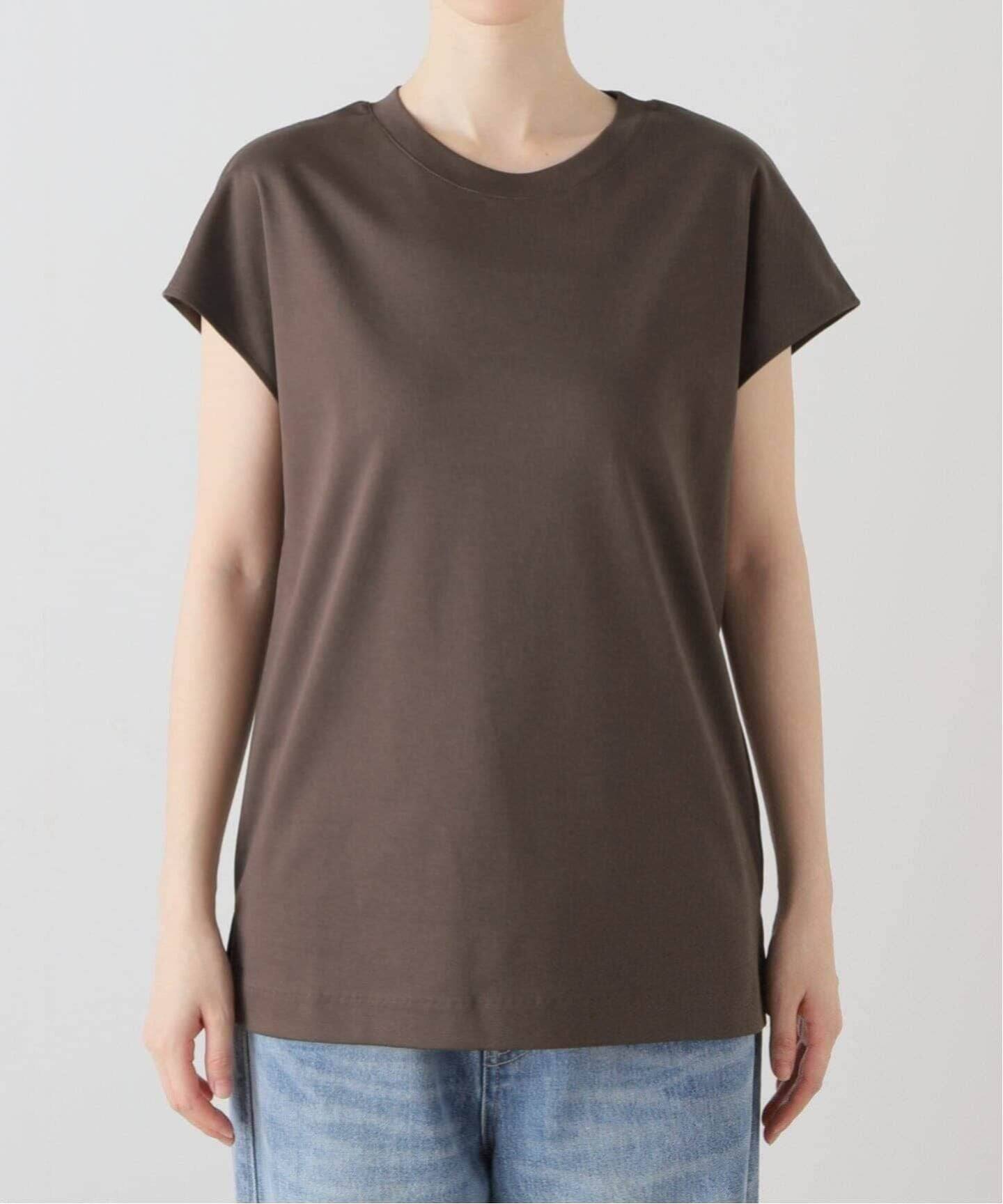 tシャツ 「追加2」「洗える」スムースハイネックプルオーバー レディース 追加2》【洗える】スムースハイネックプルオーバー（Tシャツ