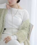 《WEB限定》【洗える】強撚フライスボートネックプルオーバー