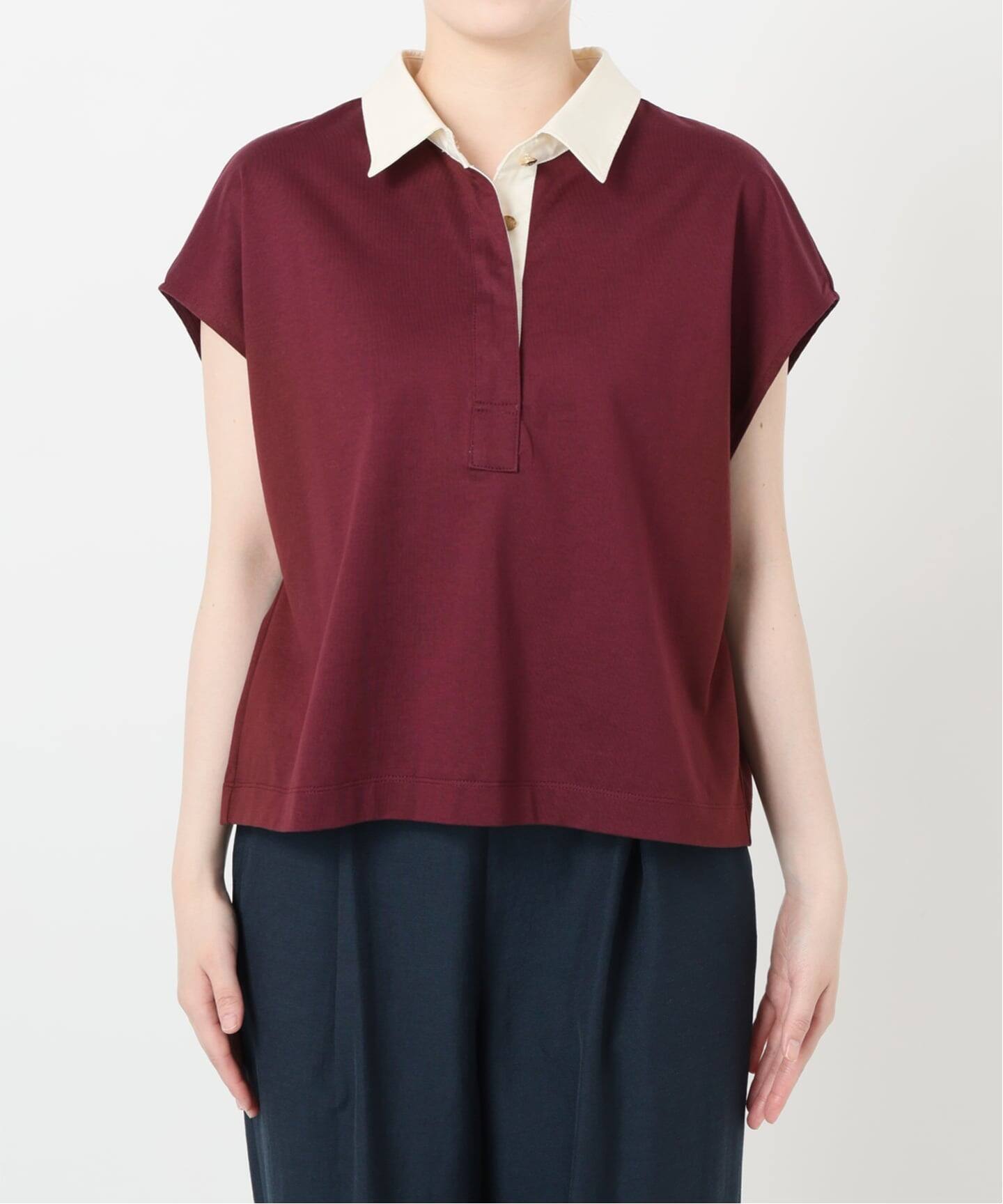 洗える】コットンラガーシャツ（Tシャツ／カットソー）｜La Totalite