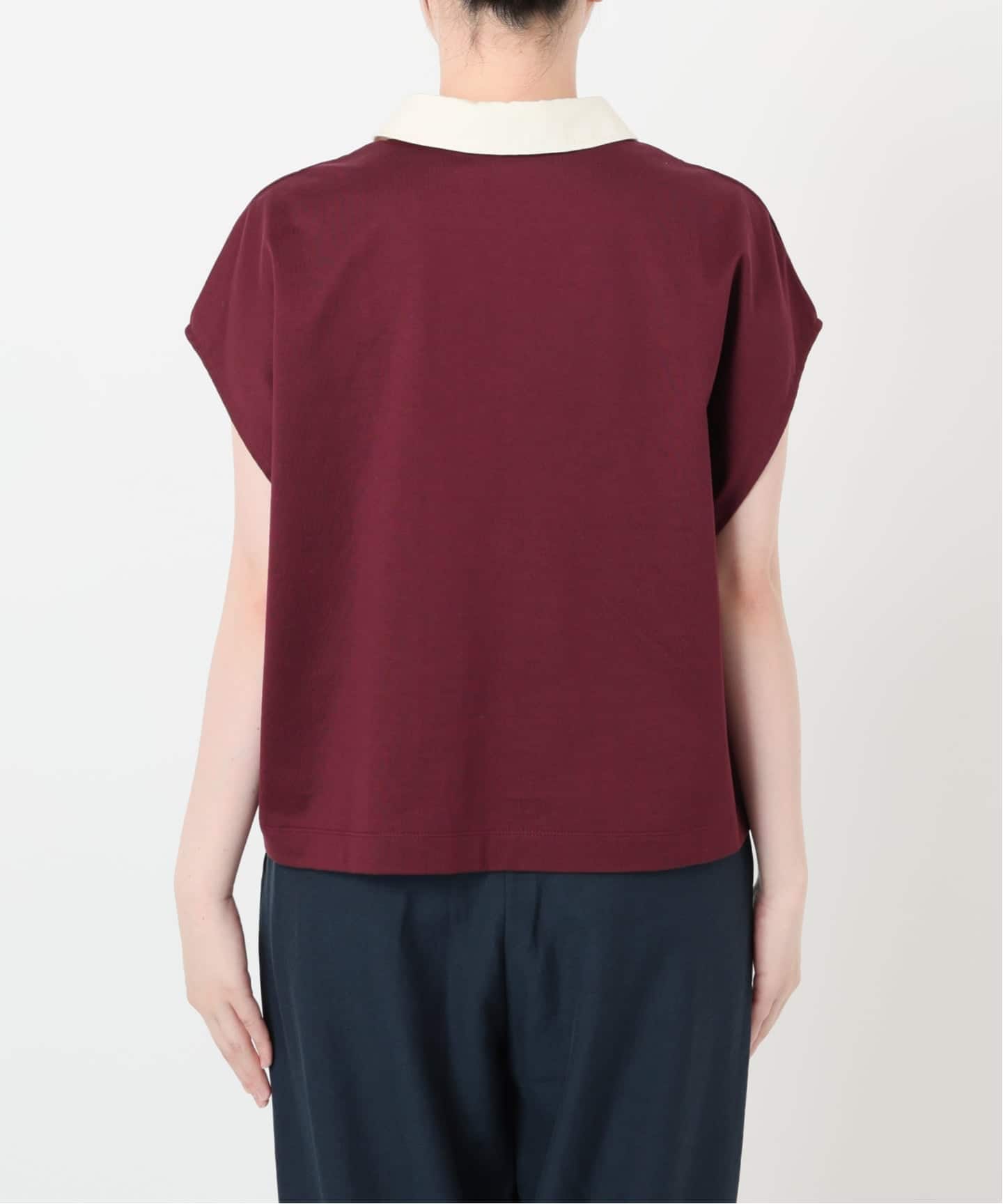 洗える】コットンラガーシャツ（Tシャツ／カットソー）｜La