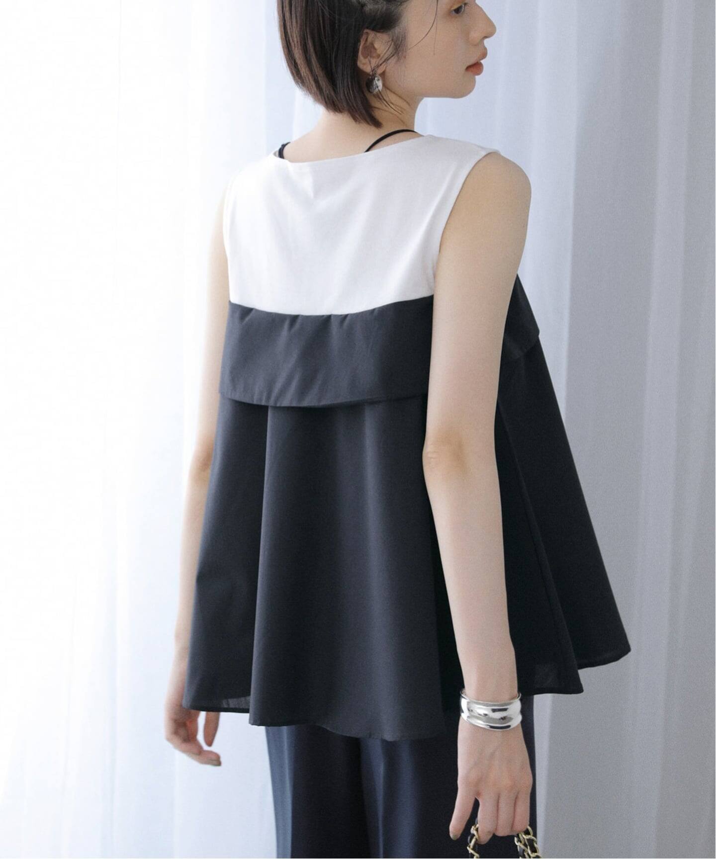 洗える】レイヤード風カットソー（Tシャツ／カットソー）｜La Totalite