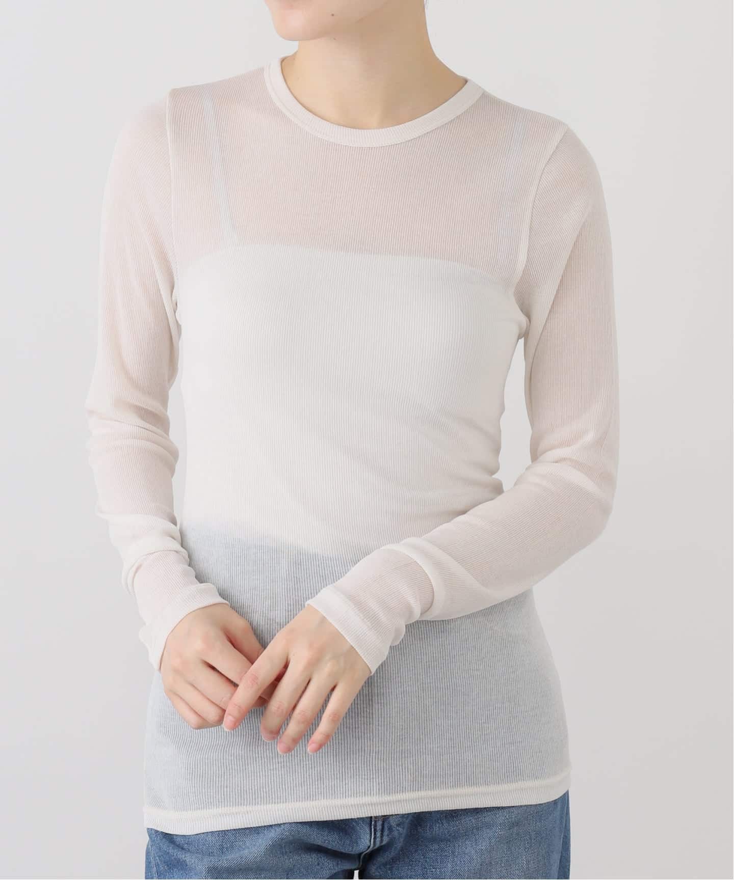 洗える】Munich/ミューニック シアークループルオーバー（Tシャツ