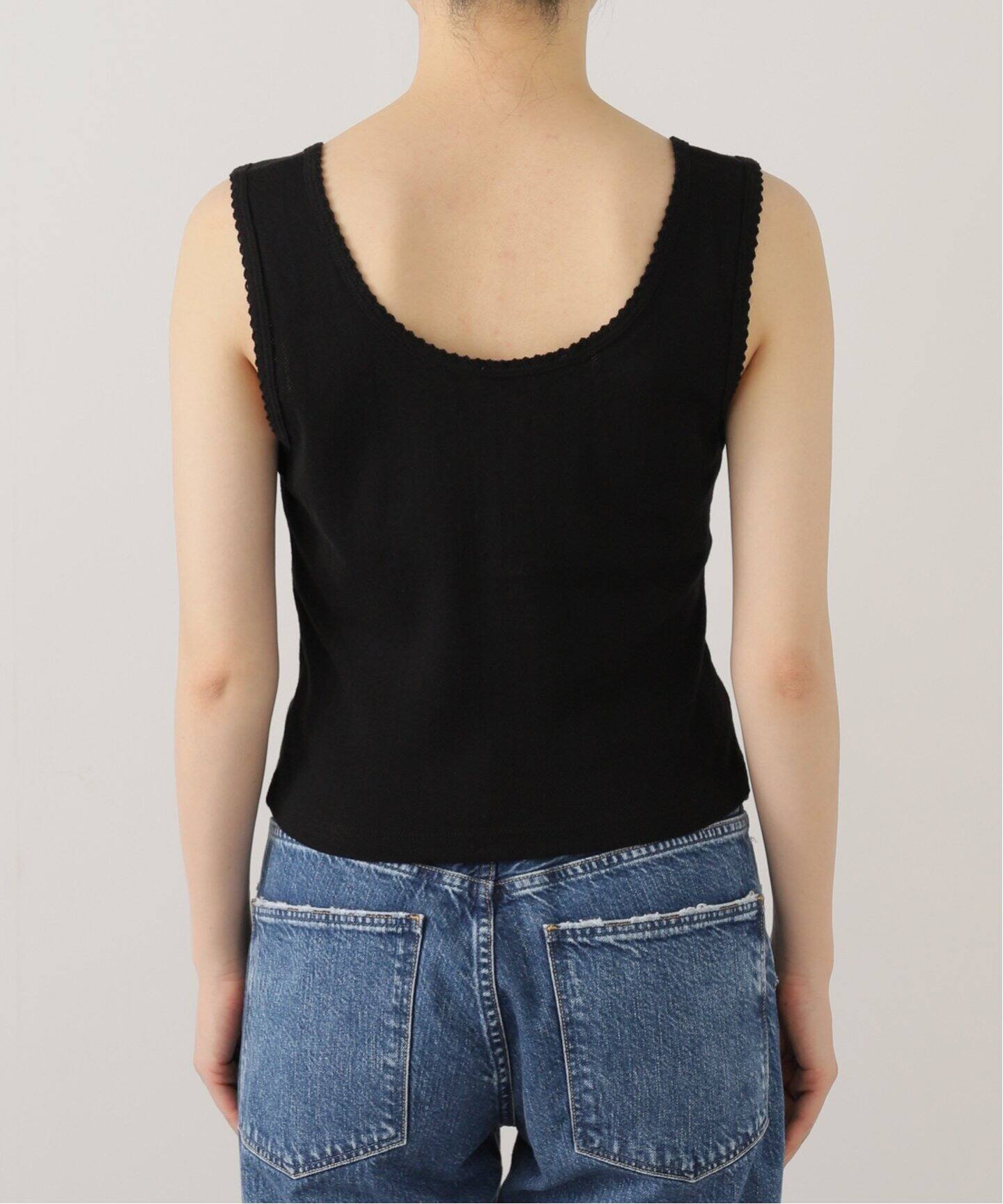 Paloma Knit Cropped Tank ブラック　フリーサイズ Paloma Knit Cropped Tank ブラックフリーサイズ