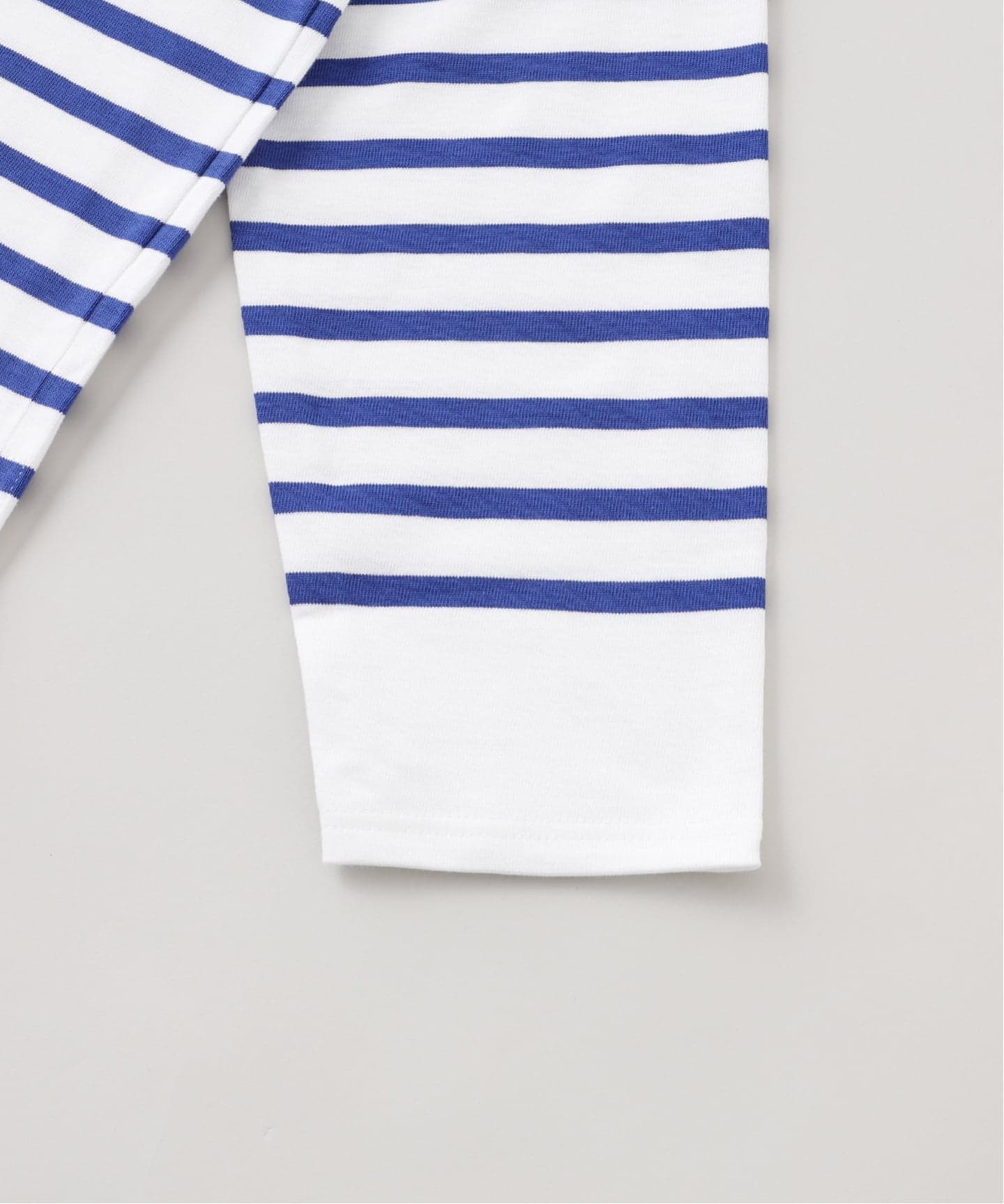 セントジェームス　T3 ホワイト　ブルー　ボーダー SAINT JAMES / セントジェームス NAVAL BORDER（Tシャツ
