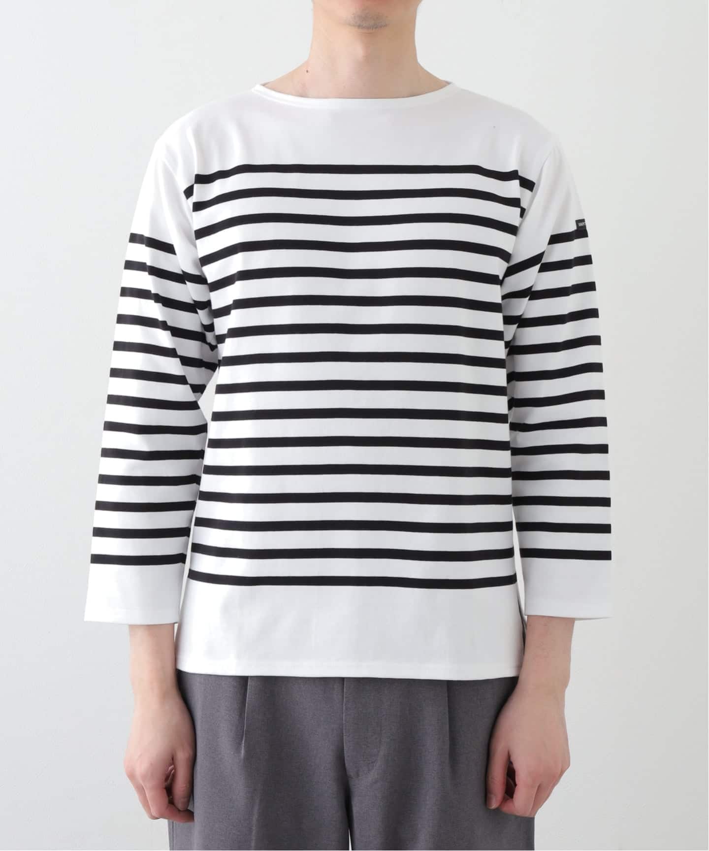 SAINT JAMES / セントジェームス NAVAL BORDER（Tシャツ／カットソー