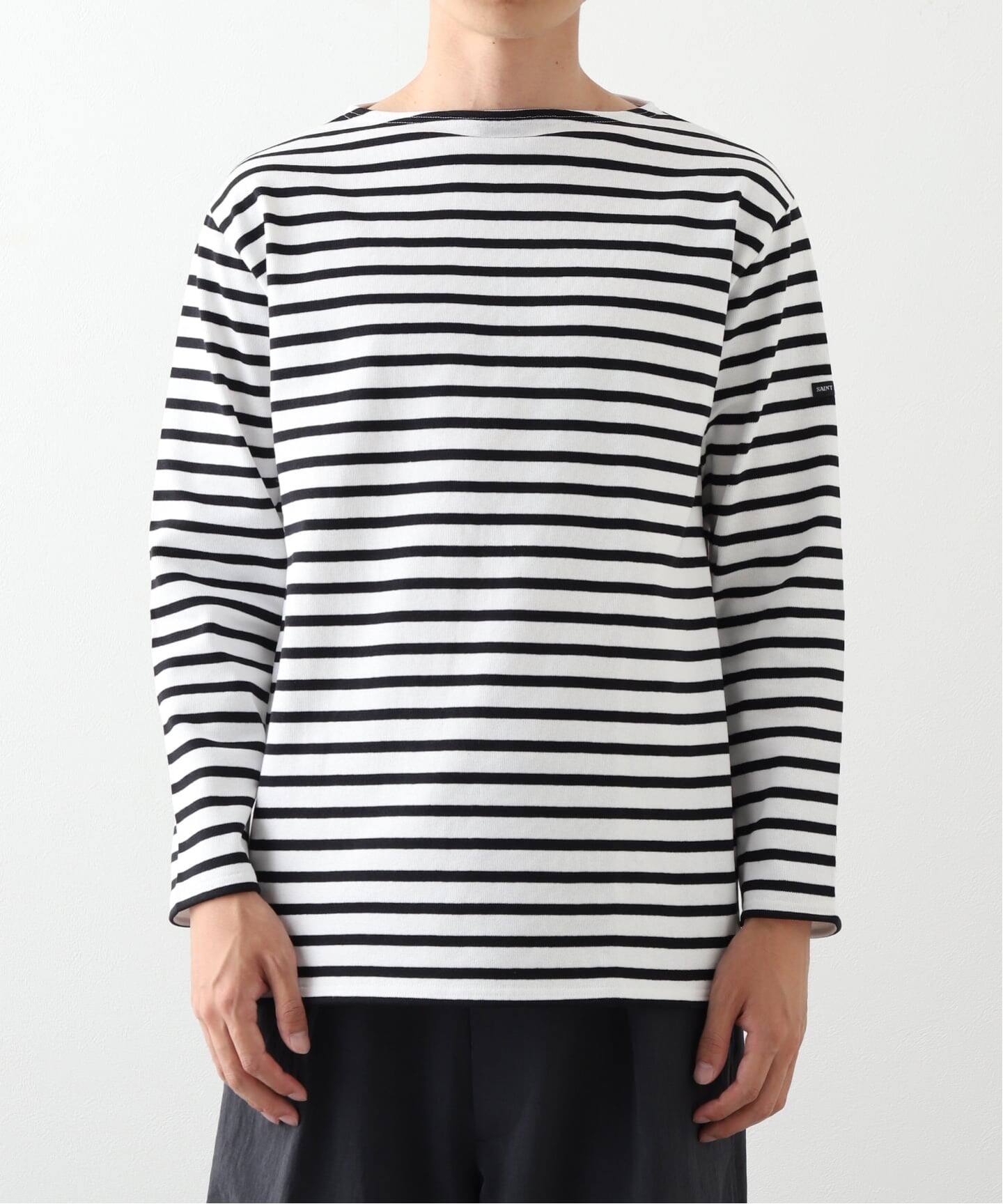 カットソー SAINT JAMES:OUESSANT SAINT JAMES セントジェームス 厚手 コットン ボーダー ボート