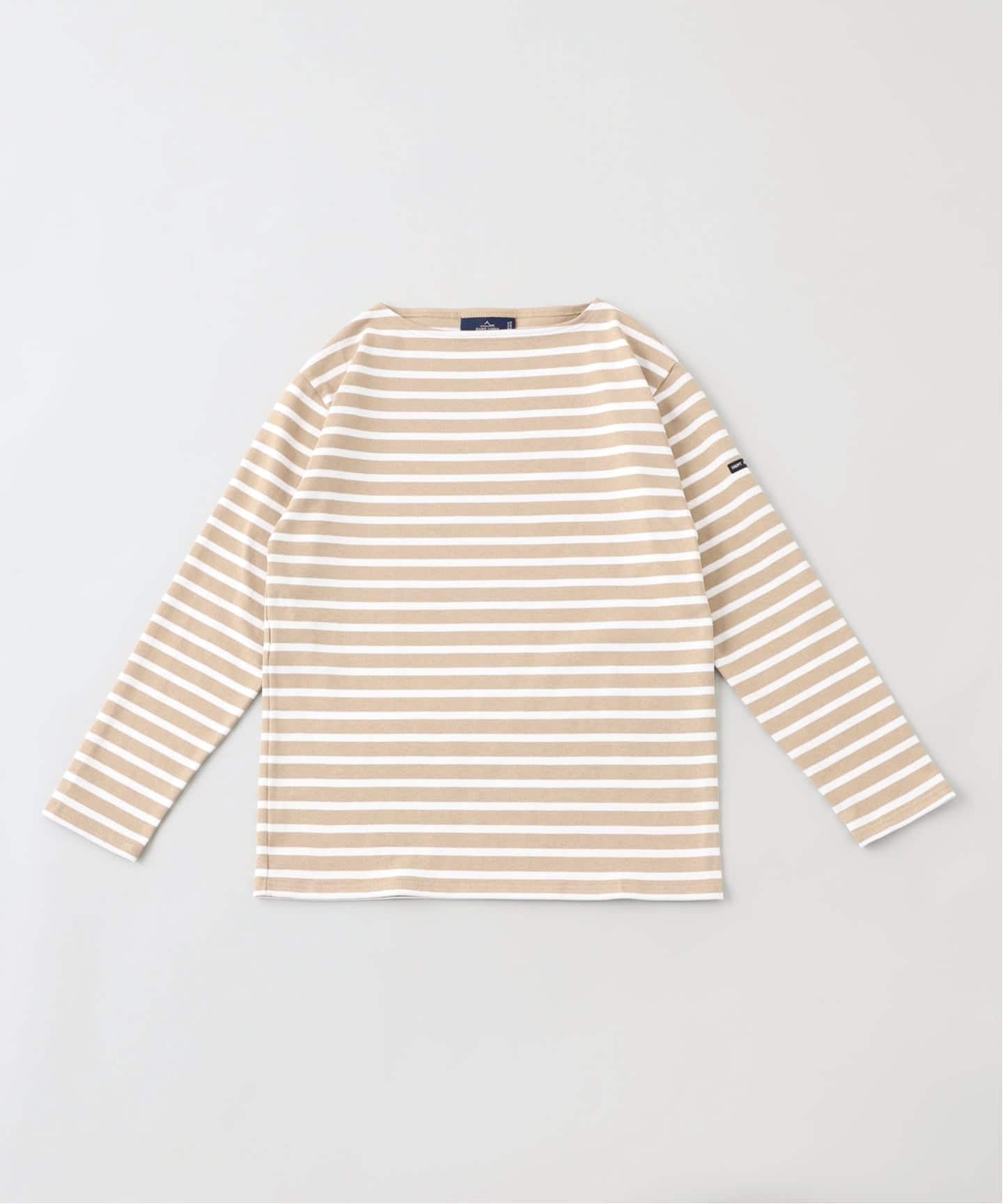 新品　イエナ　SAINT JAMES OUESSANT ベージュ 長袖 Tシャツ SAINT JAMES / セントジェームス OUESSANT BORDER（Tシャツ