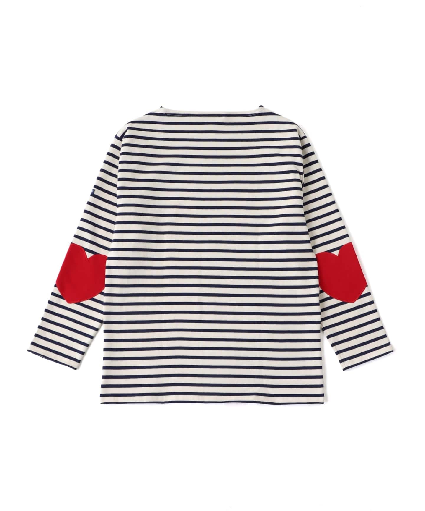 セントジェームス　SAINT JAMES ボーダー　ユニセックス　ハートエルボ SAINT JAMES / セントジェームス OUESSANT HEART ELBOW BORDER（T