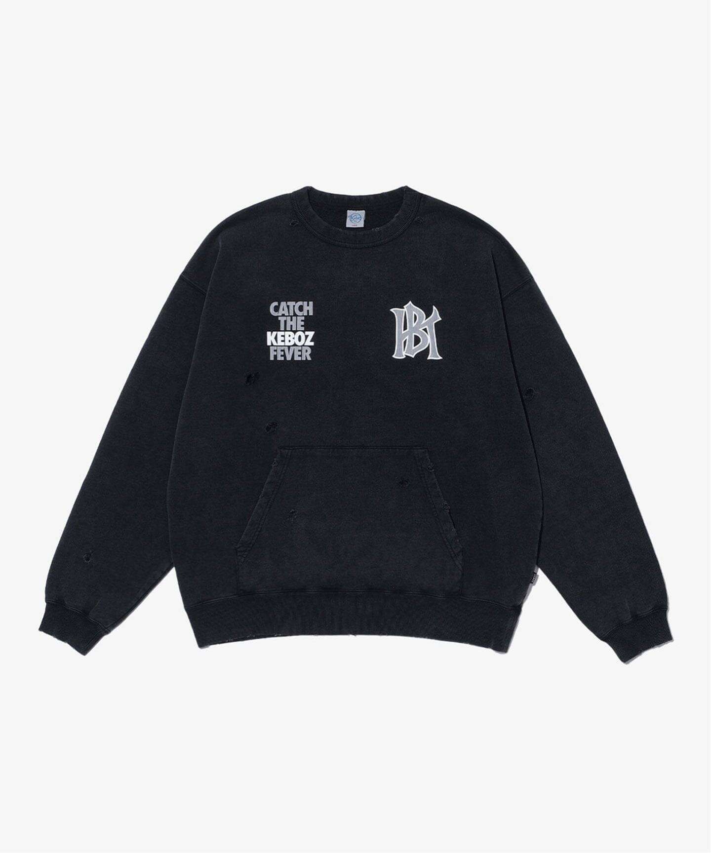 WS WASHED SWEAT CREWNECK（スウェット）｜KEBOZ（ケボズ）の通販 