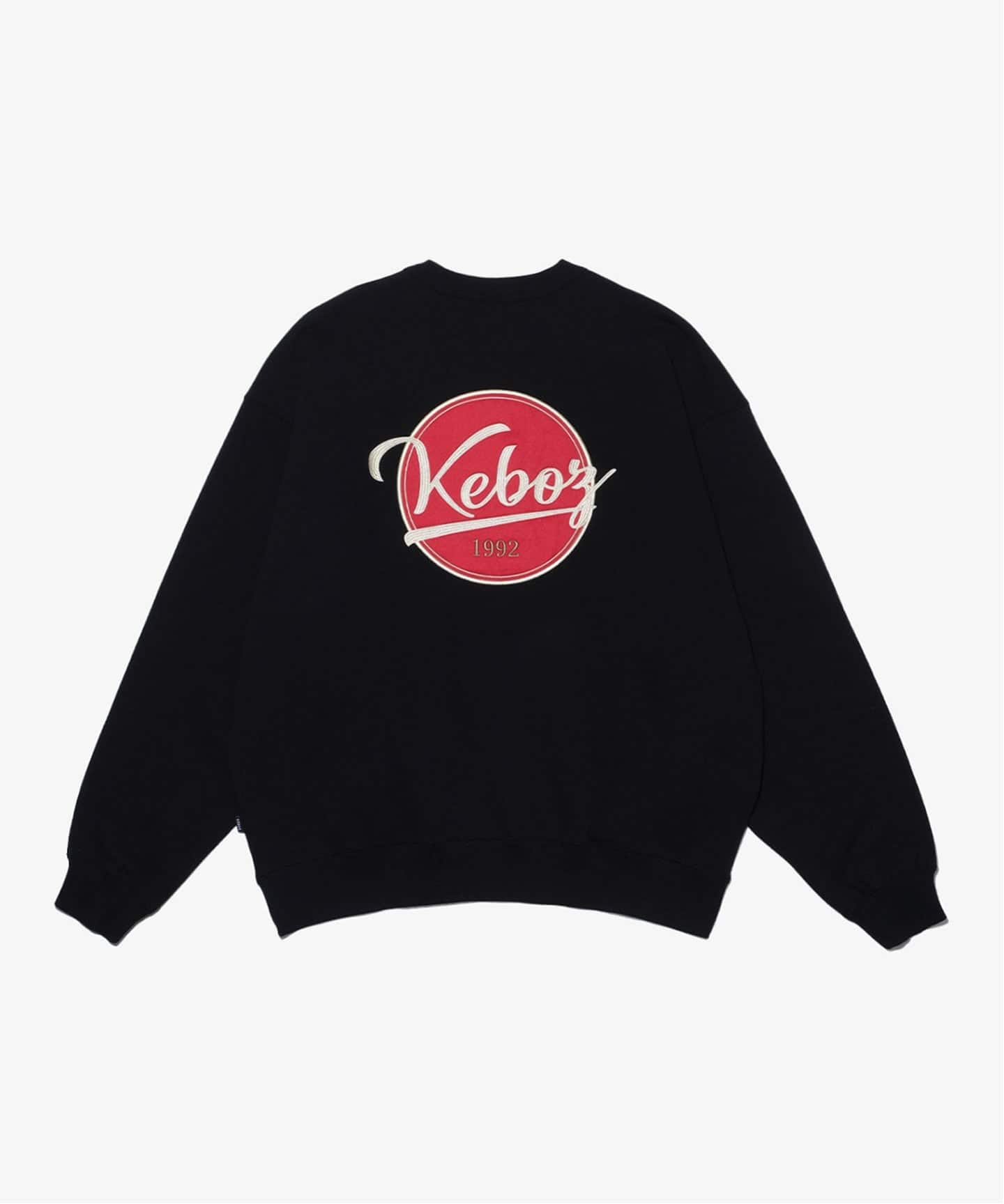 L グレー アッシュ KEBOZ BB LOGO CREWNECK SWEAT L グレー アッシュ