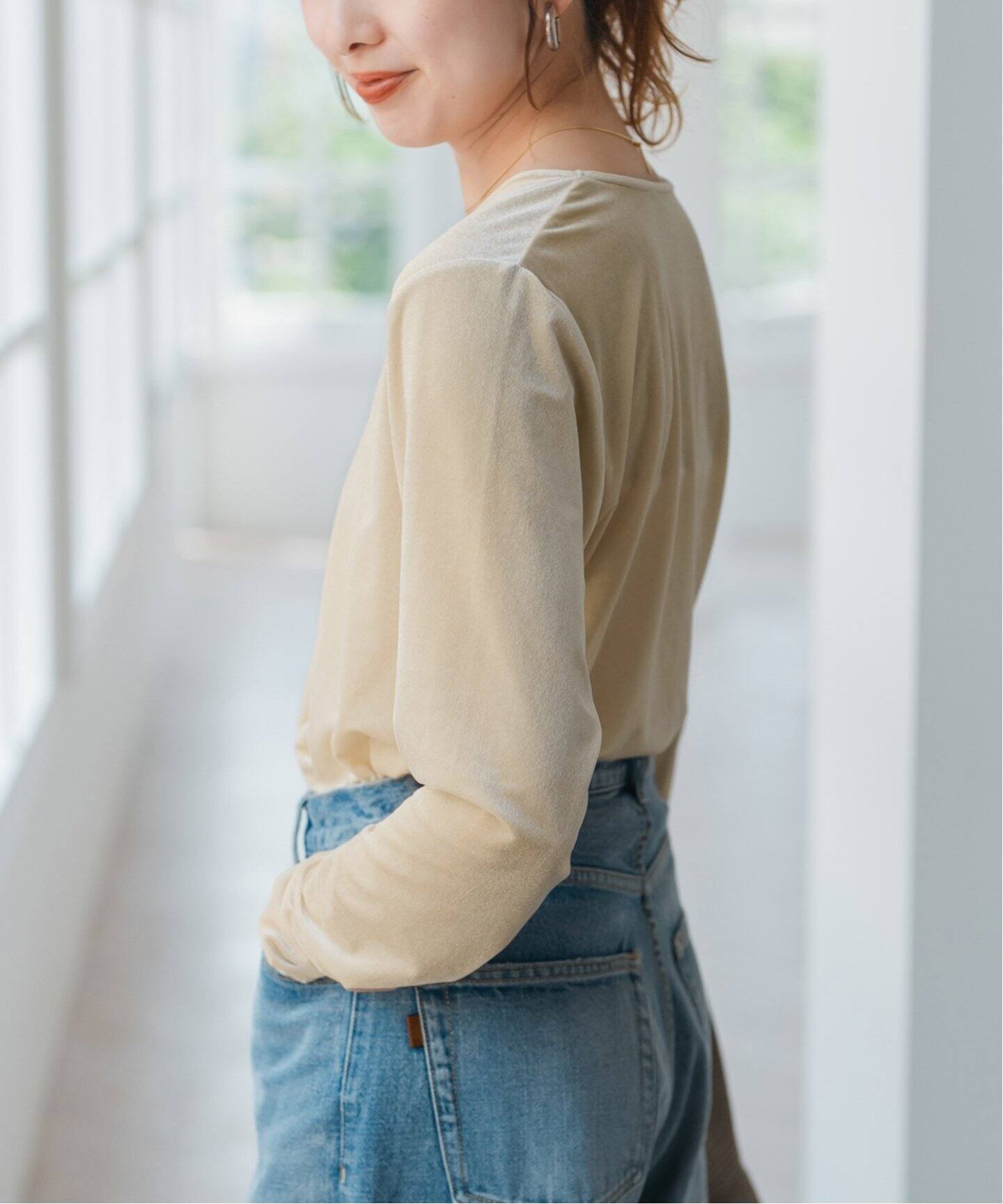 シアーベロアプルオーバー（Tシャツ／カットソー）｜Spick and Span