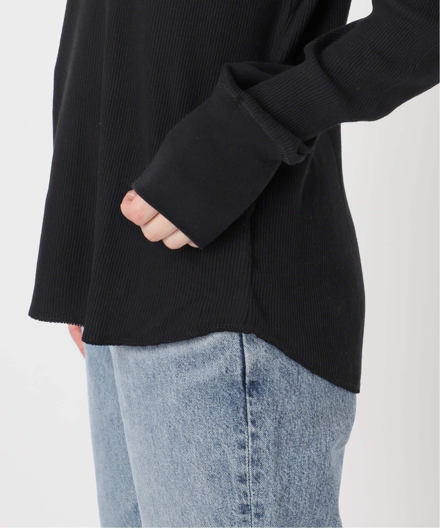 リブヘンリーネックプルオーバー（Tシャツ／カットソー）｜Spick and