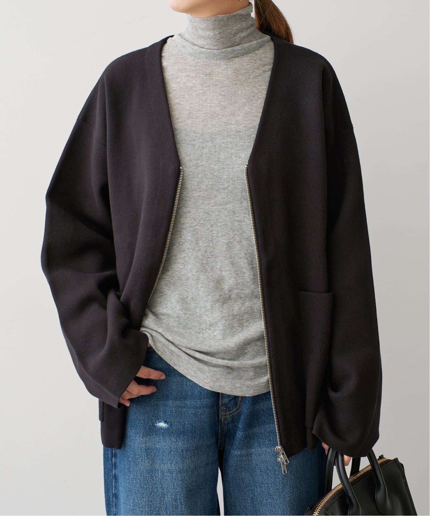 【新品】Spick and Span リブハイネックプルオーバー リブハイネックプルオーバー（Tシャツ／カットソー）｜Spick and