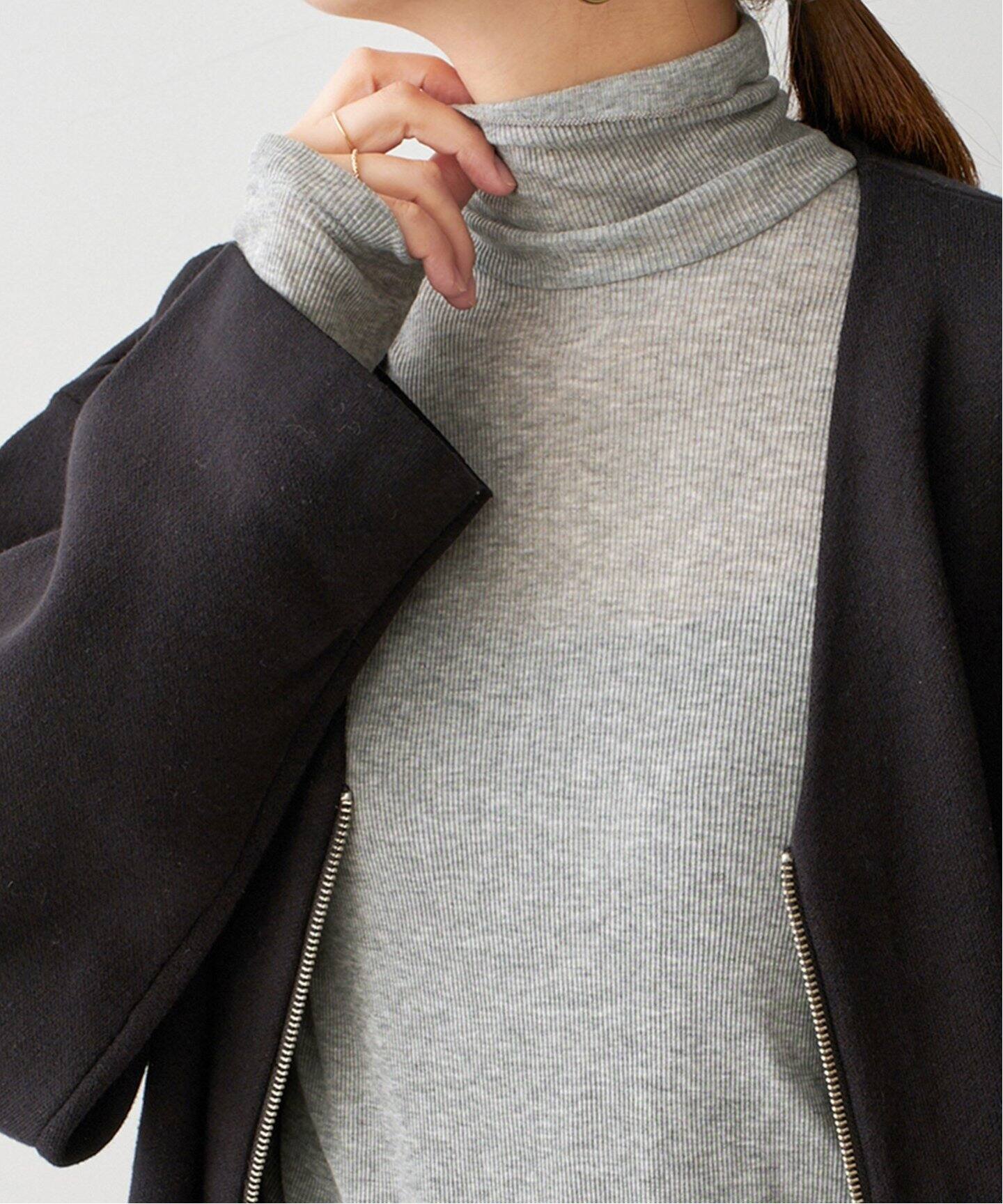 リブハイネックプルオーバー（Tシャツ／カットソー）｜Spick and Span 