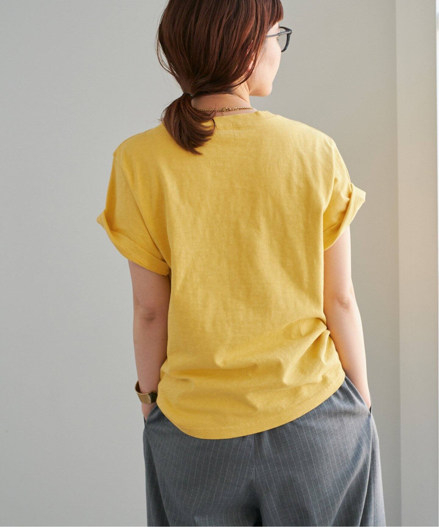 Spick&Span2025SS【新品未使用品】フロッキーロゴスラブTシャツ 追加》フロッキーロゴスラブTシャツ（Tシャツ／カットソー