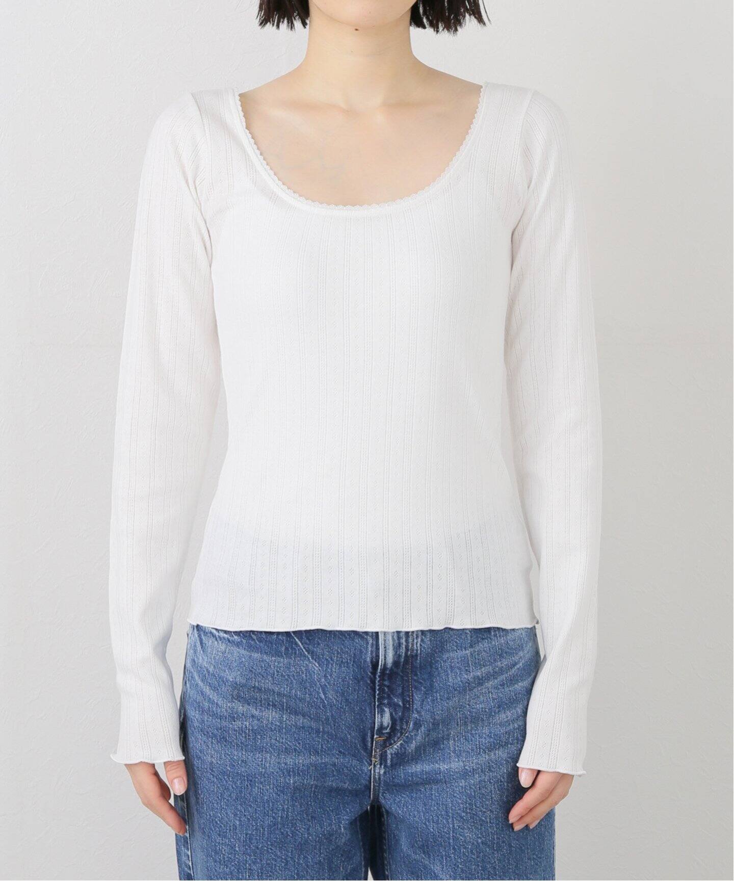 アイレットレースプルオーバー（Tシャツ／カットソー）｜Spick & Span 