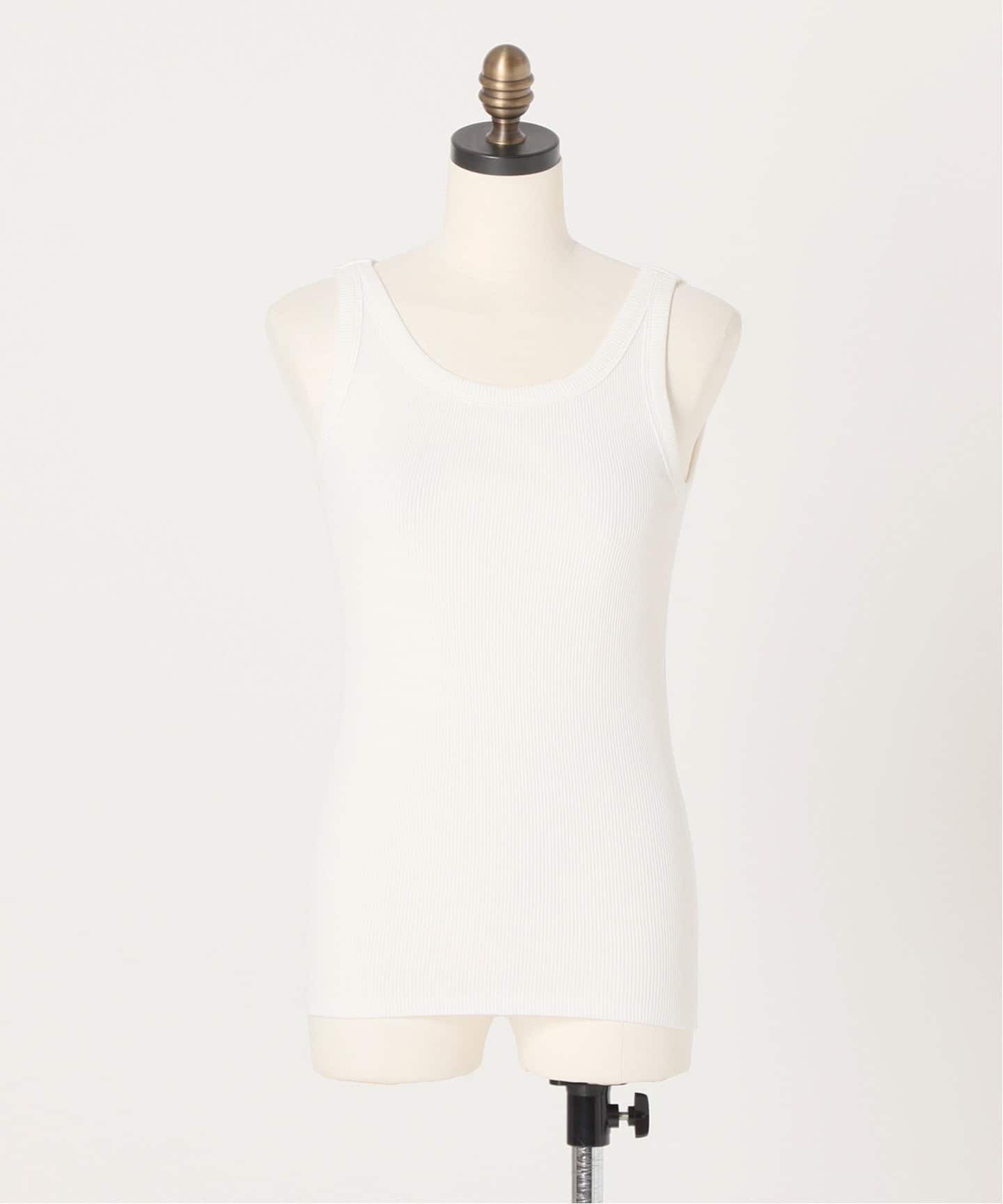 追加2》甘撚テレコアメスリタンク（タンクトップ）｜Spick and