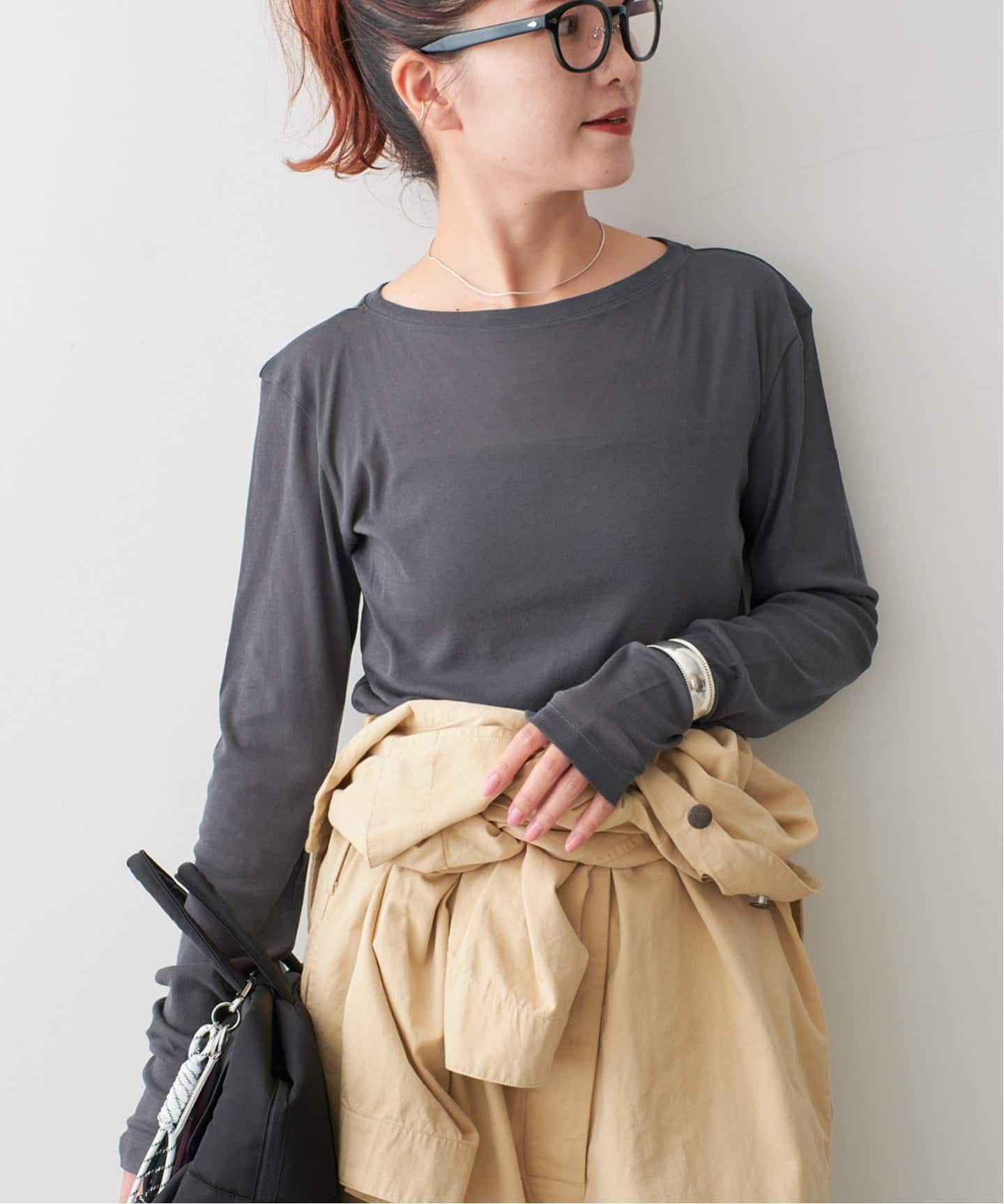 Spick and Span【シアーボートネックプルオーバー】 Spick & Span｜《追加》シアーボートネックプルオーバー