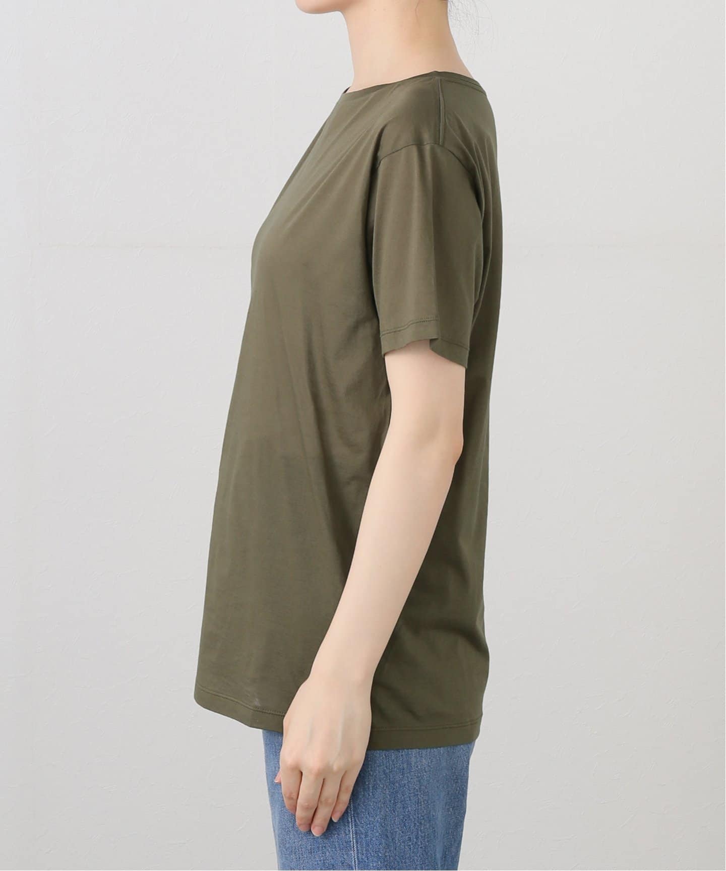 ハーフスリーブロゴTEE green label relaxing tシャツ ロゴ ショートスリーブ プル