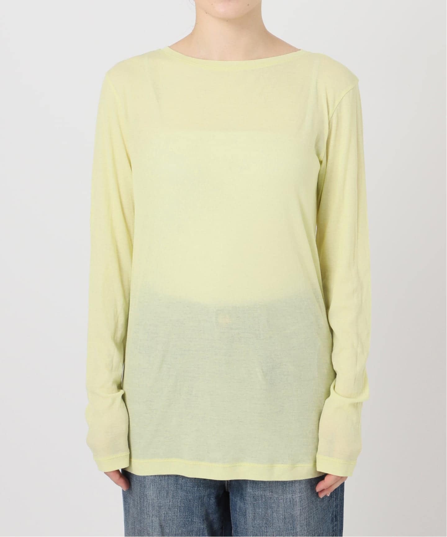 新品未使用☆Spick and Span シアーボートネックプルオーバー 追加2》シアーボートネックプルオーバー（Tシャツ／カットソー