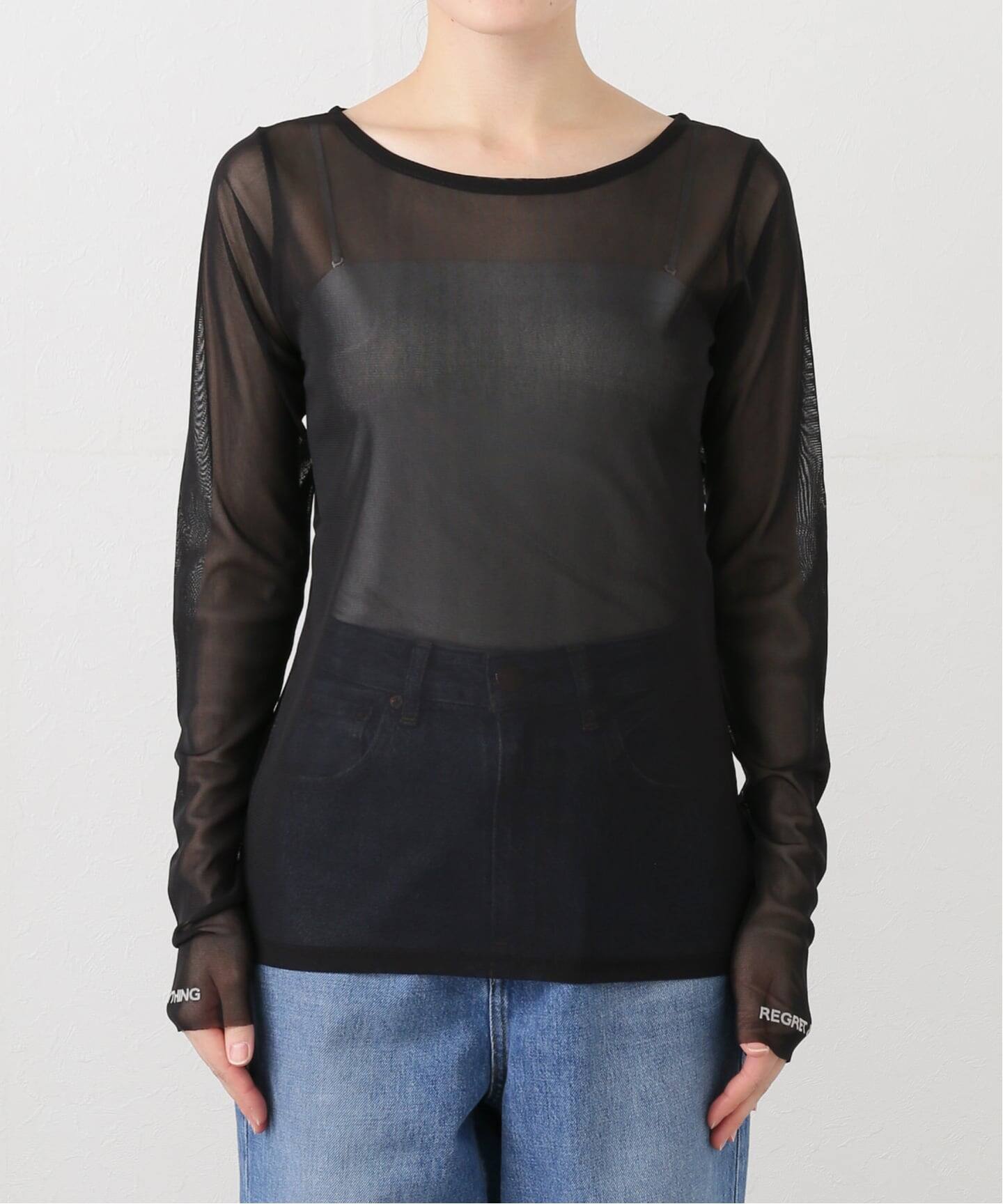 ■新品【Spick and Span】メッシュプルオーバー 袖ロゴメッシュプルオーバー（Tシャツ／カットソー）｜Spick & Span