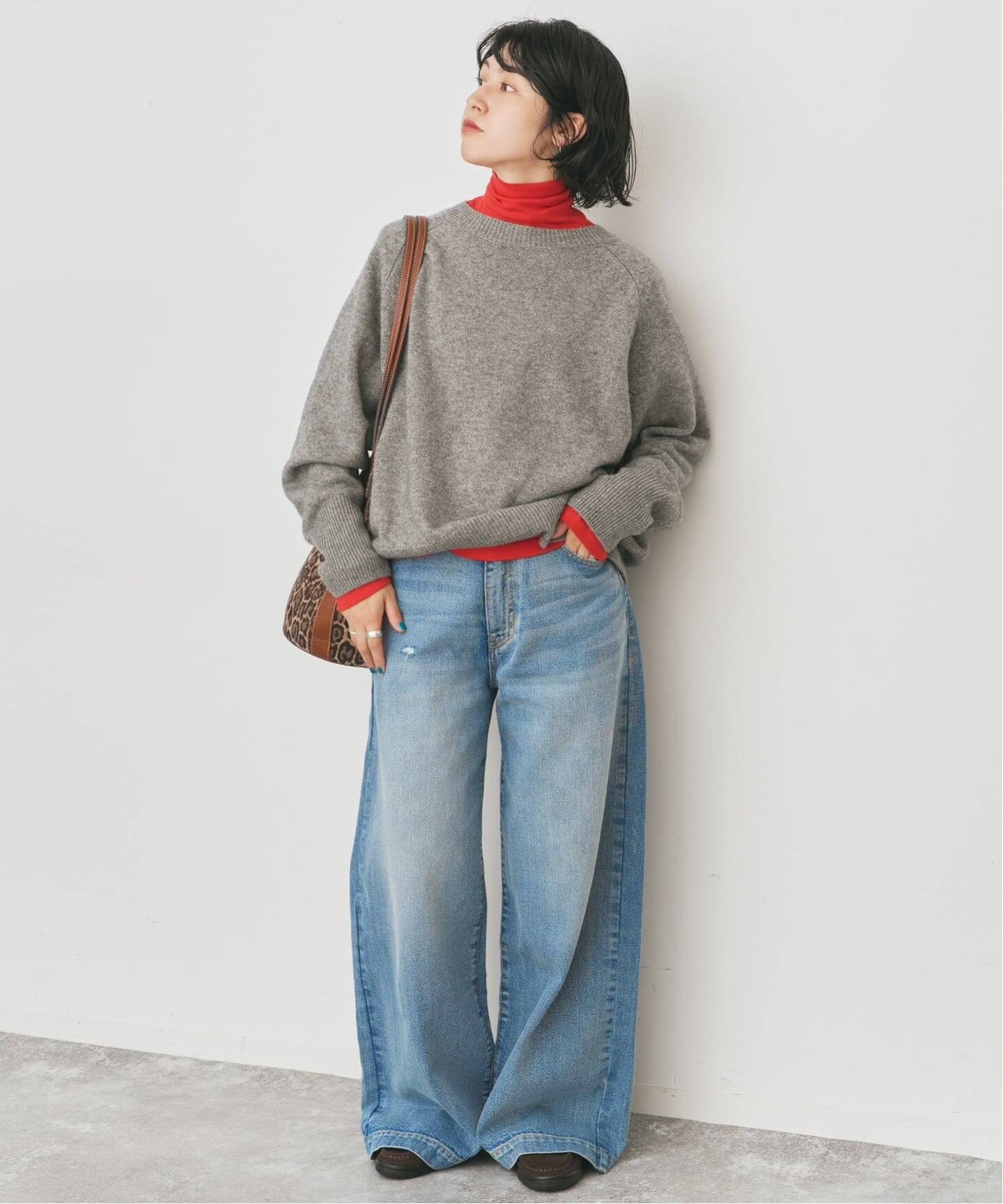 Spick and Span ハイネックプルオーバー Spick & Span｜《WEB限定 / 追加》裏毛ハイネックプルオーバー