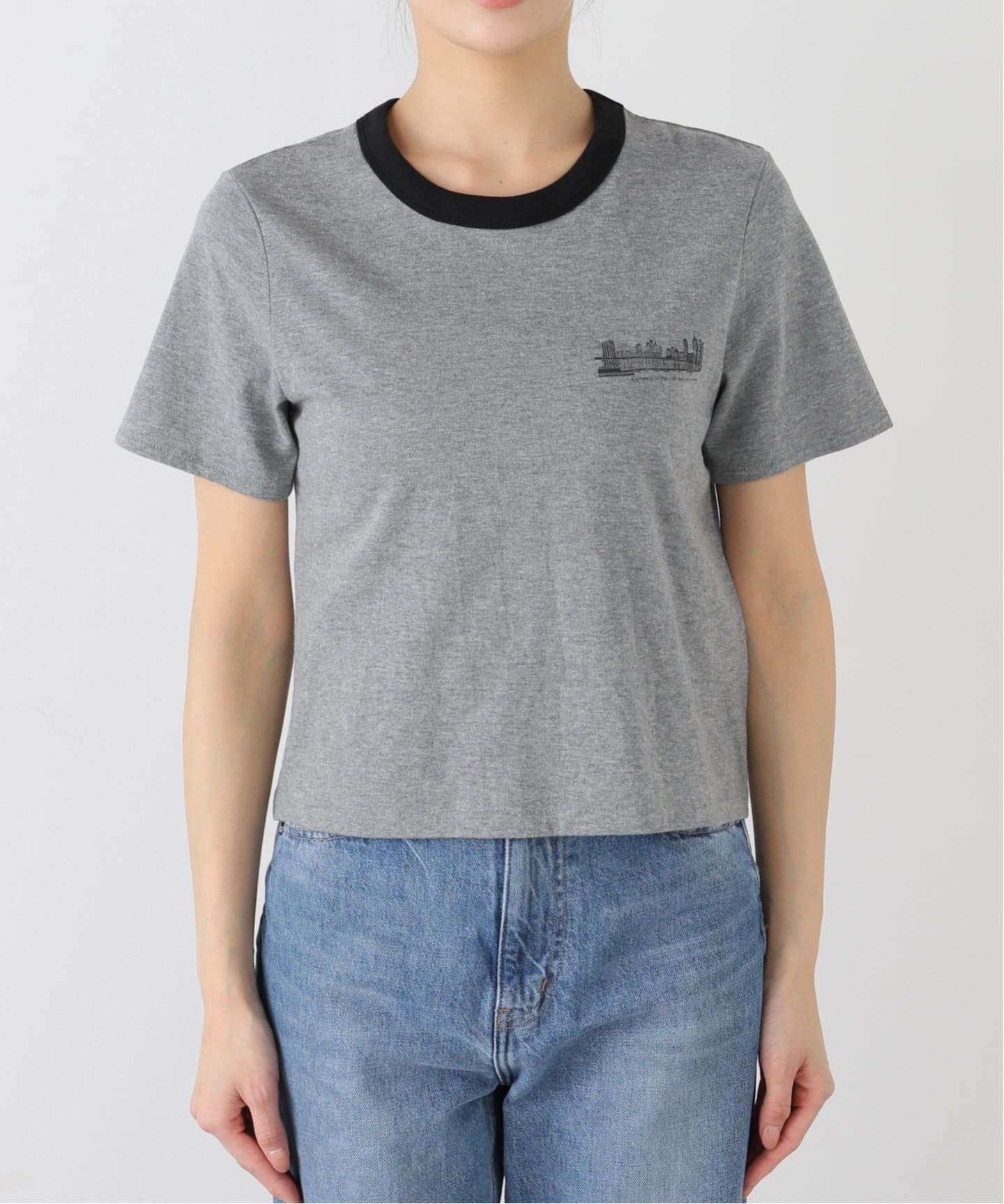 Spick &amp; Span - 新品タグ付き　スピックアンドスパン　リンガーロゴTシャツ リンガーロゴTシャツ（Tシャツ／カットソー）｜Spick and Span